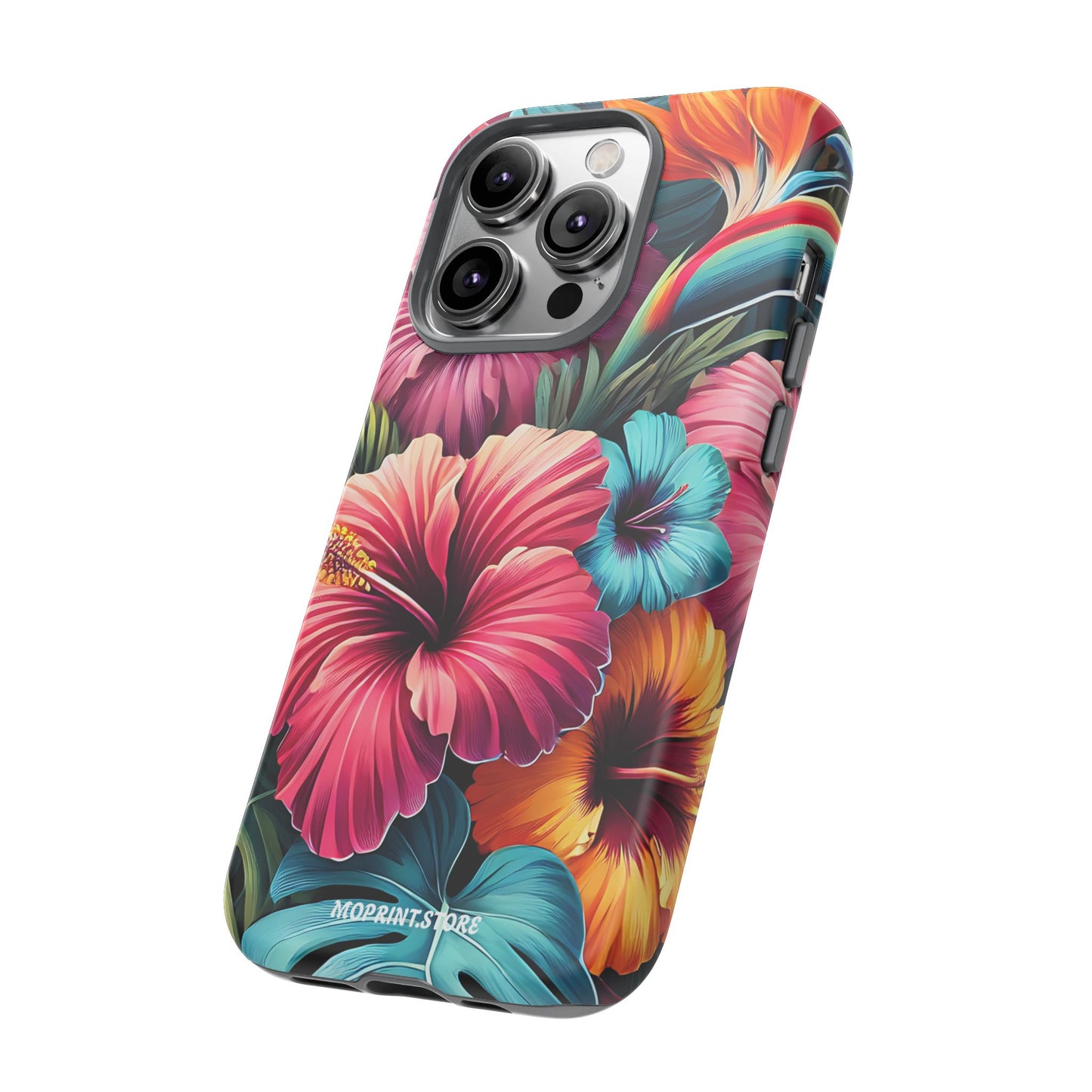 Tropical Floral Phone Case - Tough, Stylish & Colorful