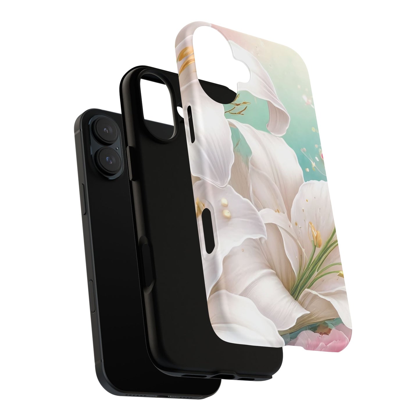 Elegant Floral Phone Case - Tough Protection with Beauty
