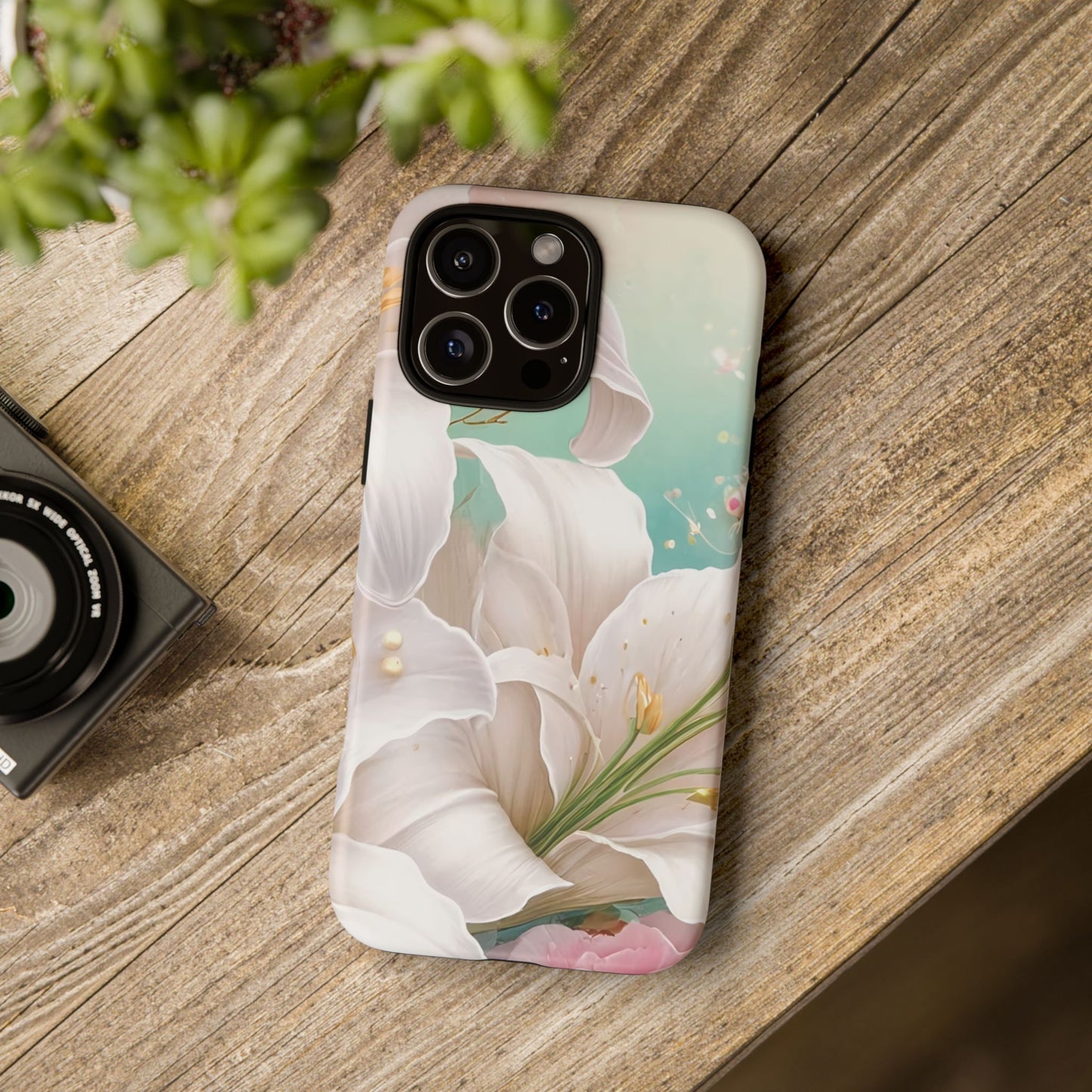 Elegant Floral Phone Case - Tough Protection with Beauty