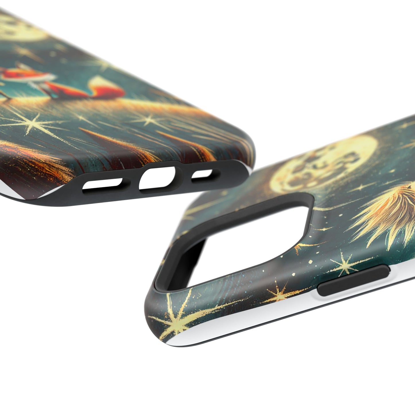 Whimsical Space Adventure Magnetic Phone Case - Kid-Friendly Design