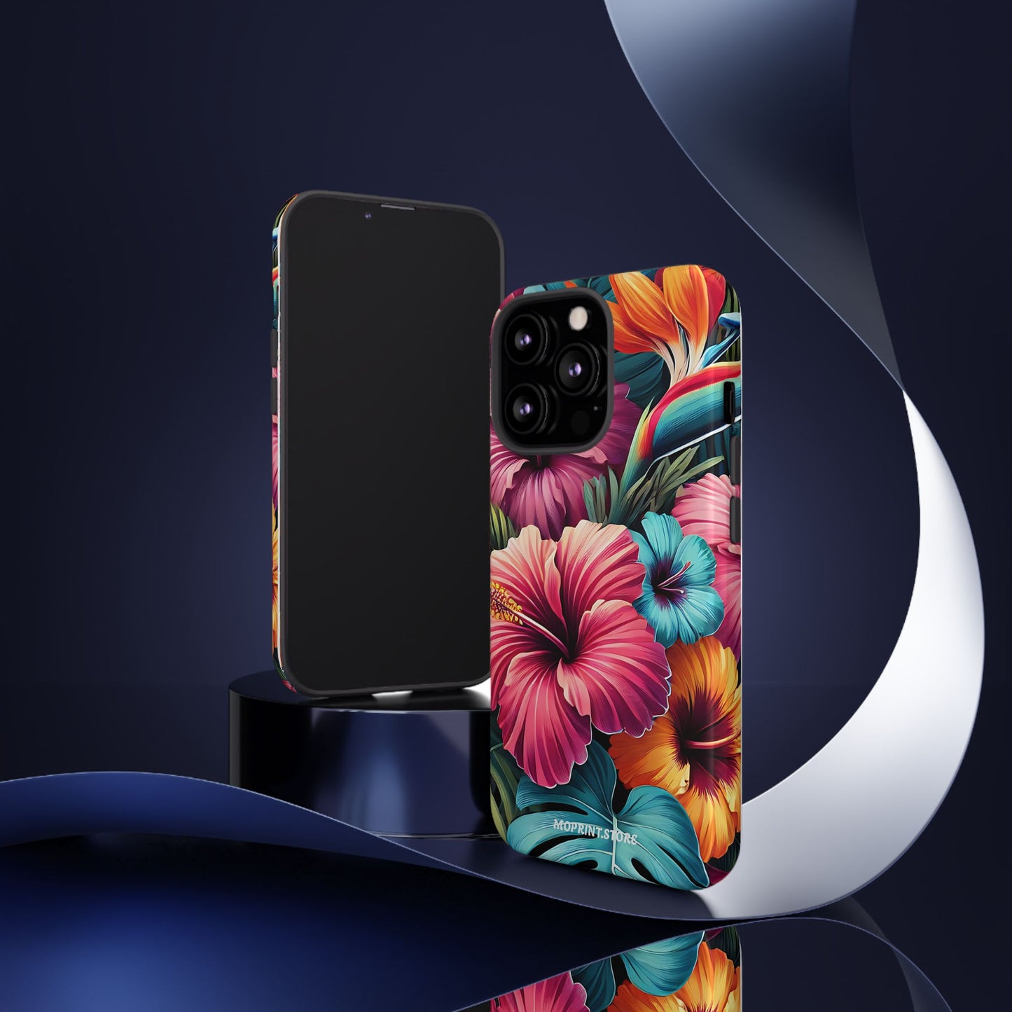 Tropical Floral Phone Case - Tough, Stylish & Colorful