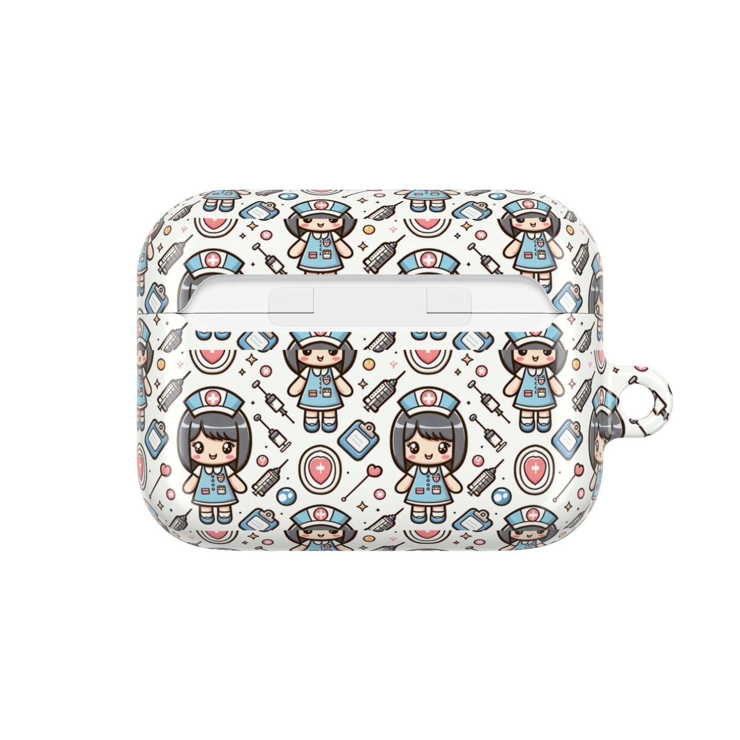 Cute Nurse Theme AirPod Case, Nurse AirPod Cover, Kawaii AirPods Accessory, Gift for Healthcare Workers, Medical Student AirPods Case