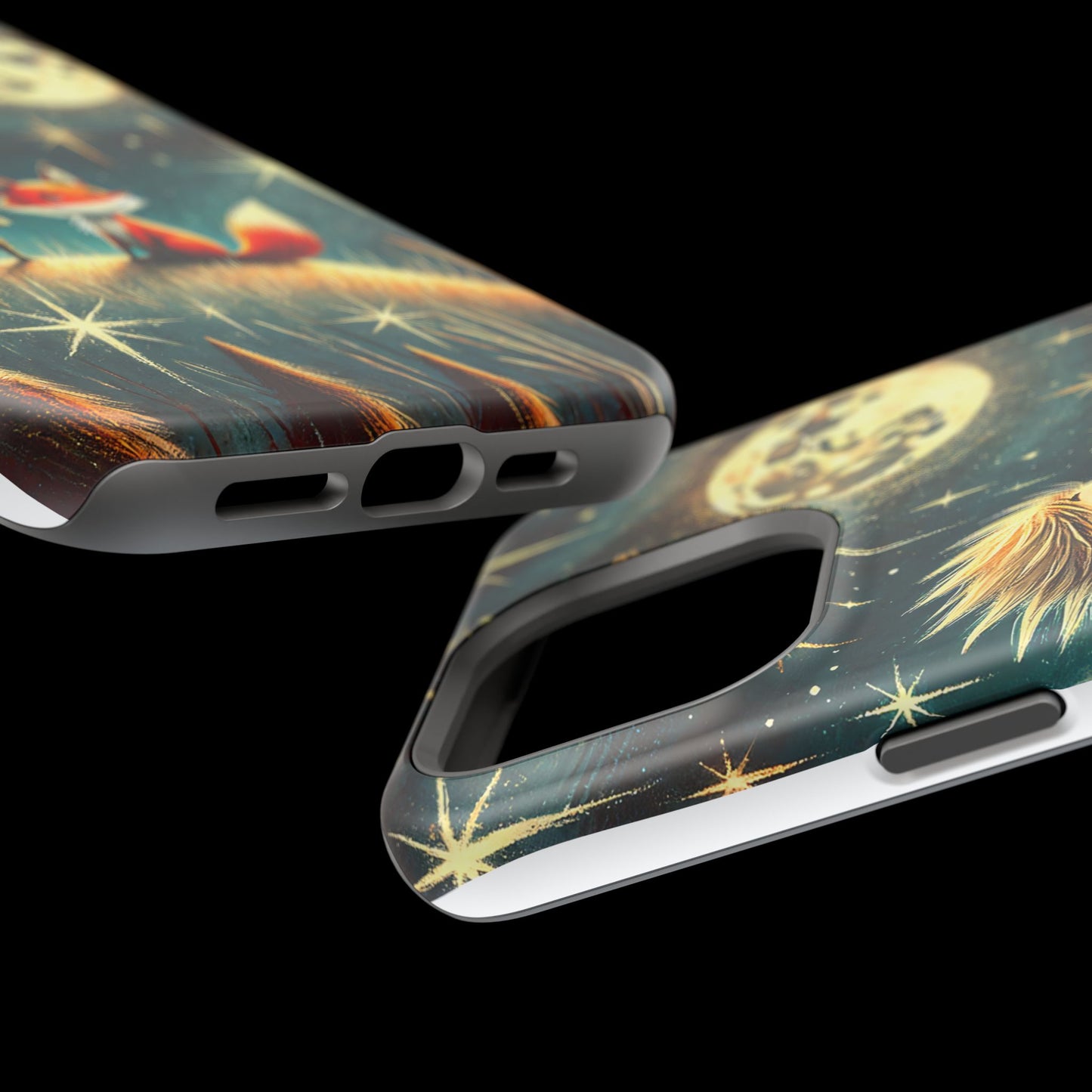 Whimsical Space Adventure Magnetic Phone Case - Kid-Friendly Design