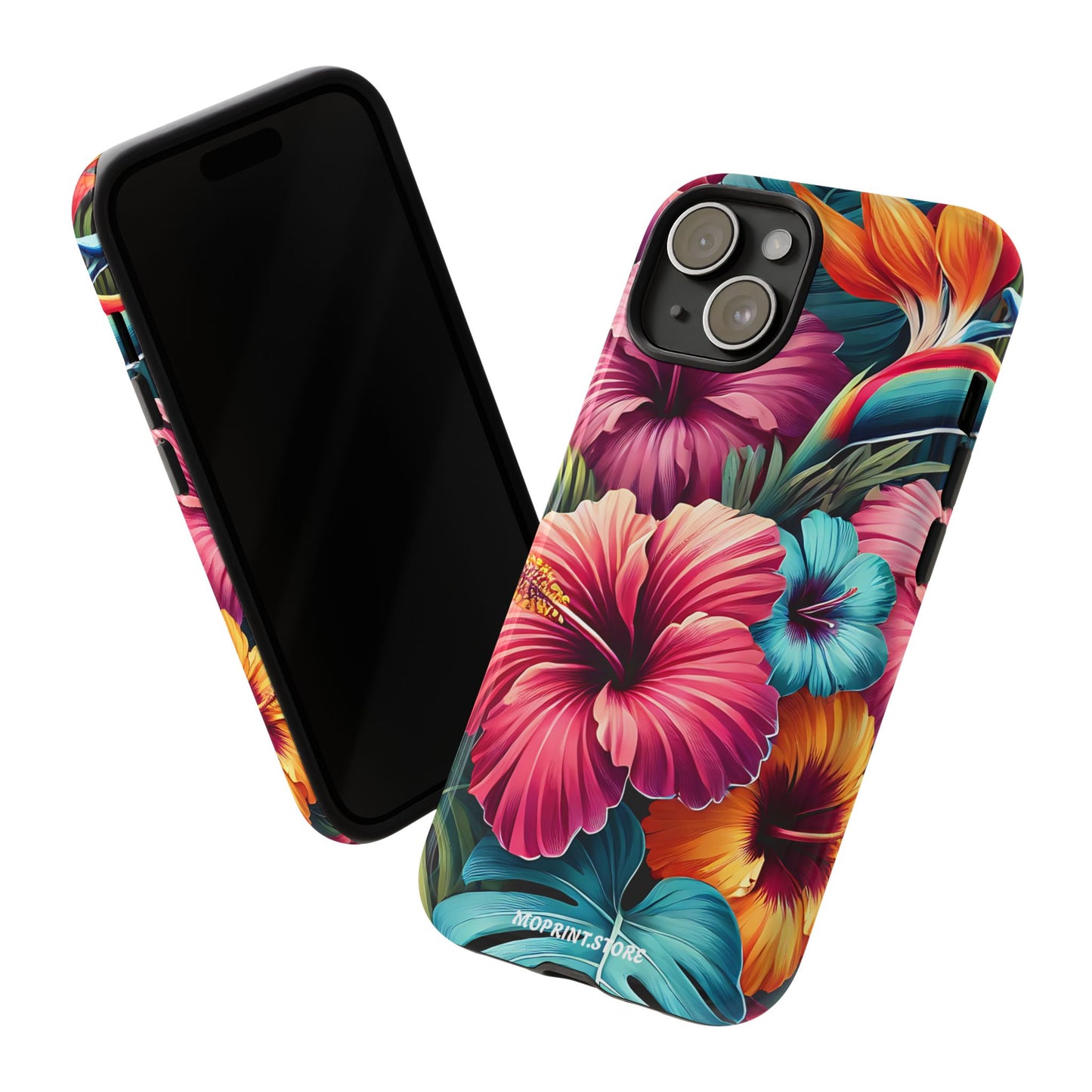 Tropical Floral Phone Case - Tough, Stylish & Colorful