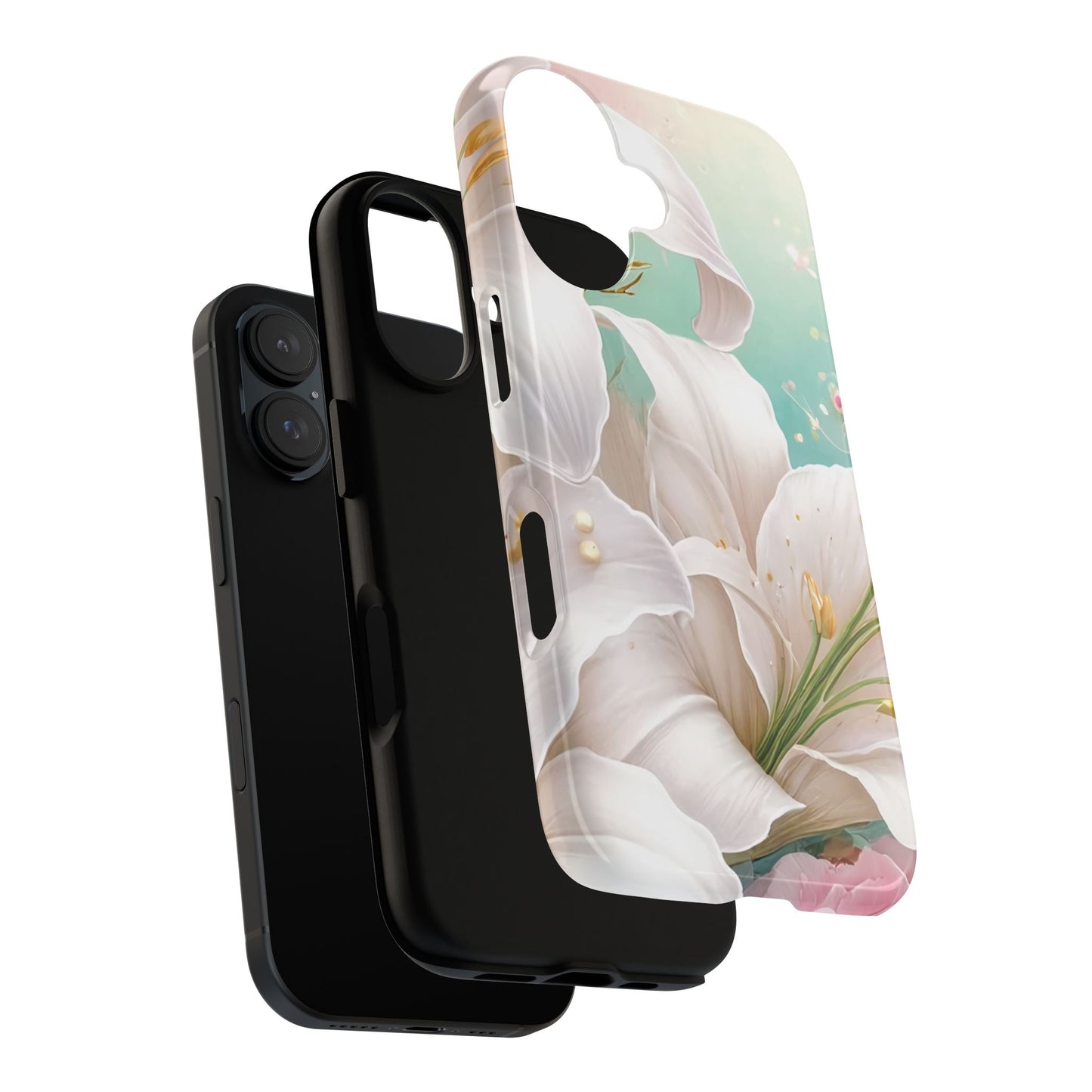 Elegant Floral Phone Case - Tough Protection with Beauty