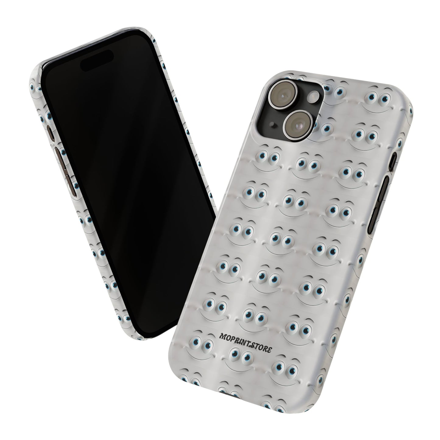 Cute Emoji Slim Phone Case - Adorable Expressions for Everyday Use