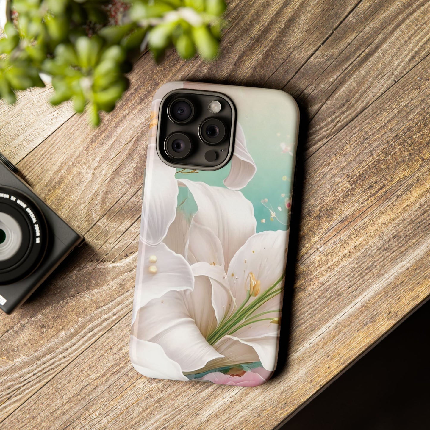Elegant Floral Phone Case - Tough Protection with Beauty