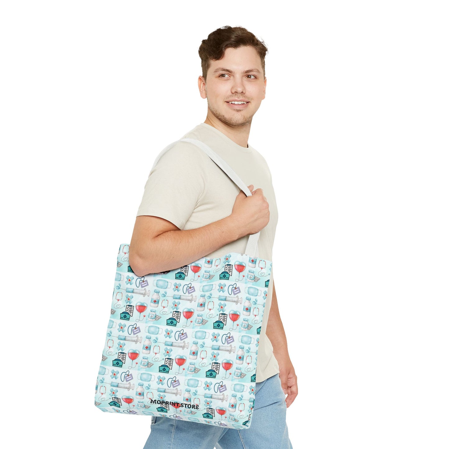Fun Retro-Themed Tote Bag - Perfect for Everyday Use & Gifting