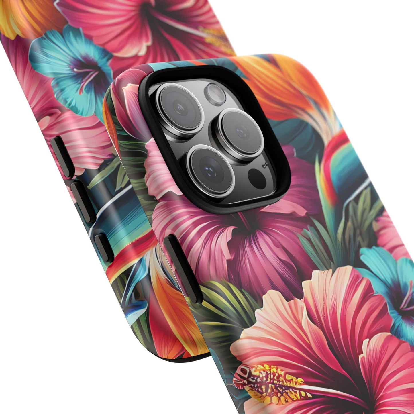 Tropical Floral Phone Case - Tough, Stylish & Colorful