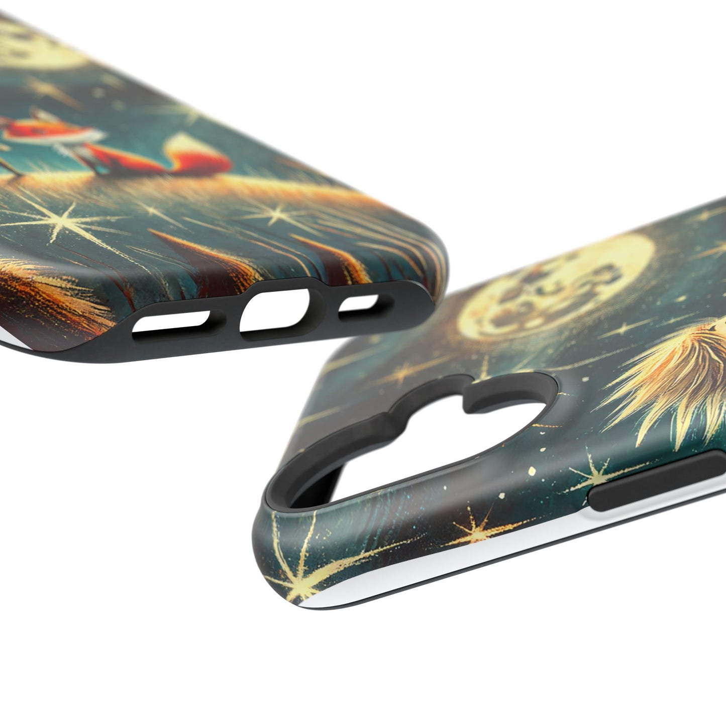 Whimsical Space Adventure Magnetic Phone Case - Kid-Friendly Design