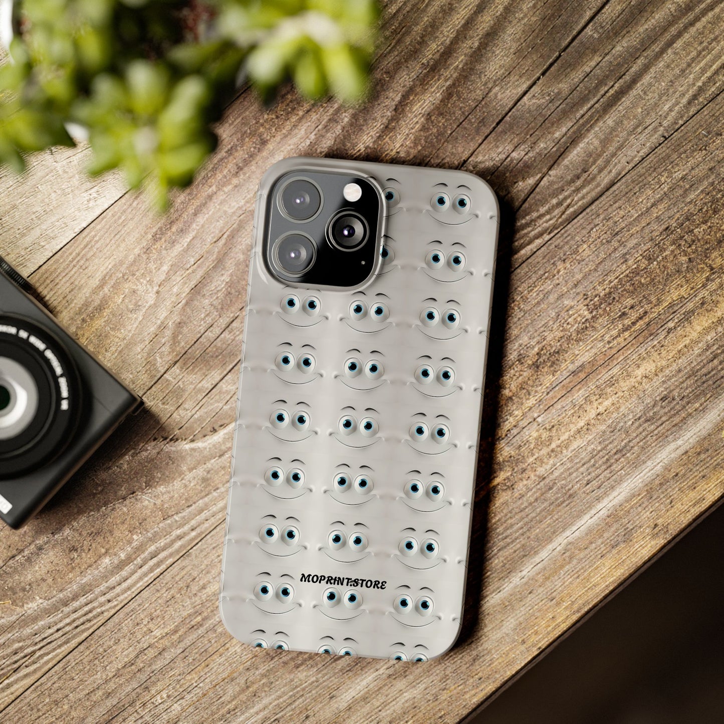 Cute Emoji Slim Phone Case - Adorable Expressions for Everyday Use