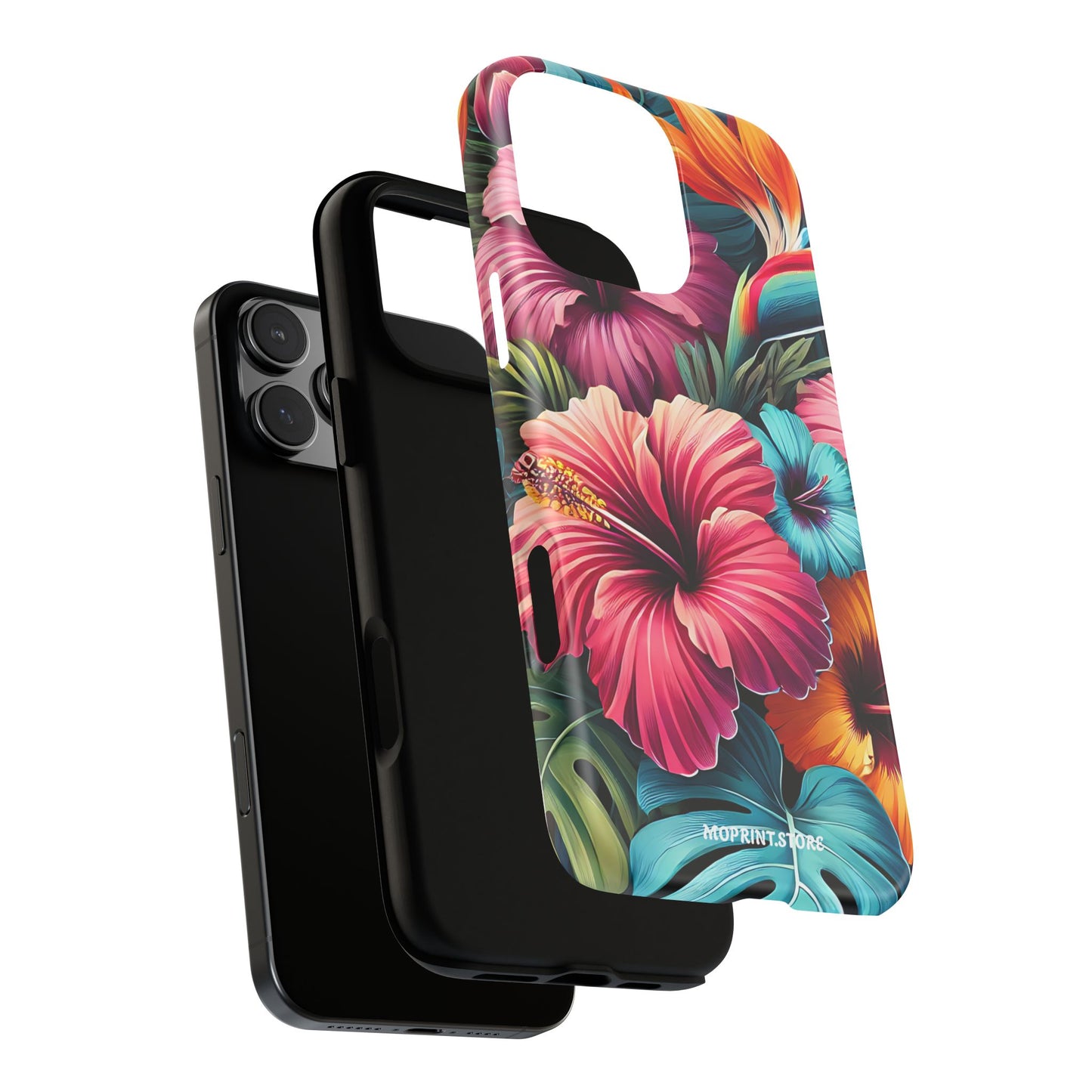 Tropical Floral Phone Case - Tough, Stylish & Colorful