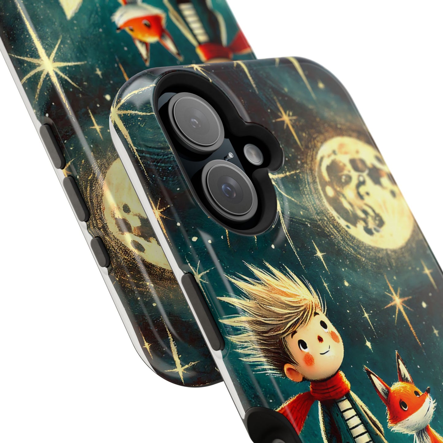 Whimsical Space Adventure Magnetic Phone Case - Kid-Friendly Design
