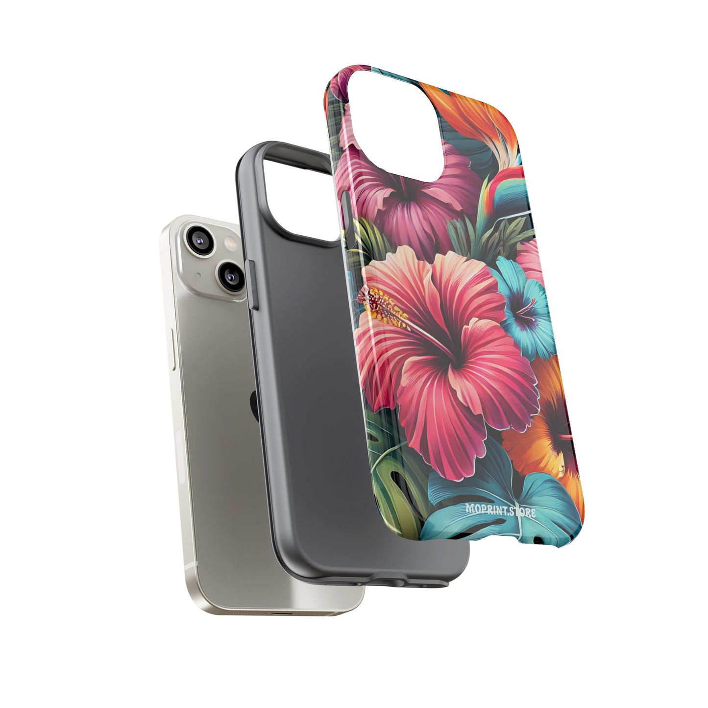 Tropical Floral Phone Case - Tough, Stylish & Colorful