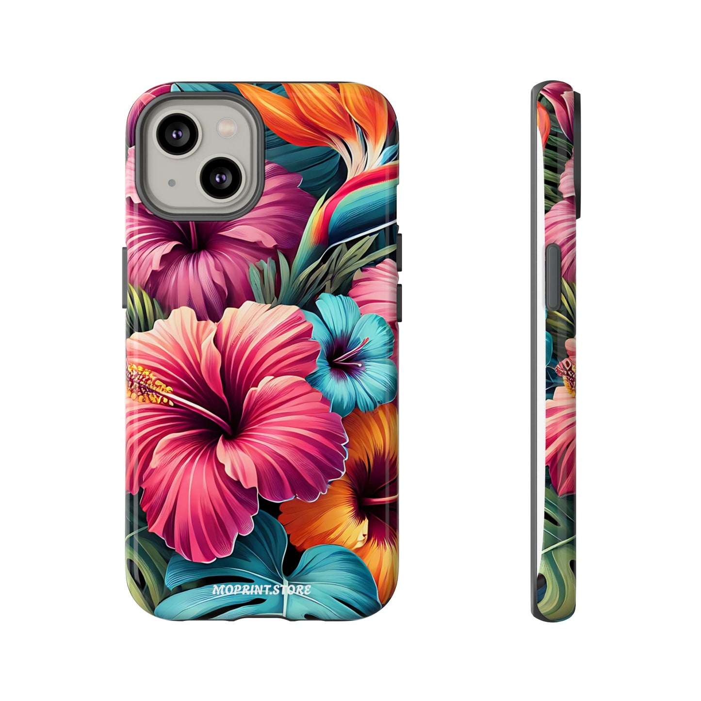 Tropical Floral Phone Case - Tough, Stylish & Colorful