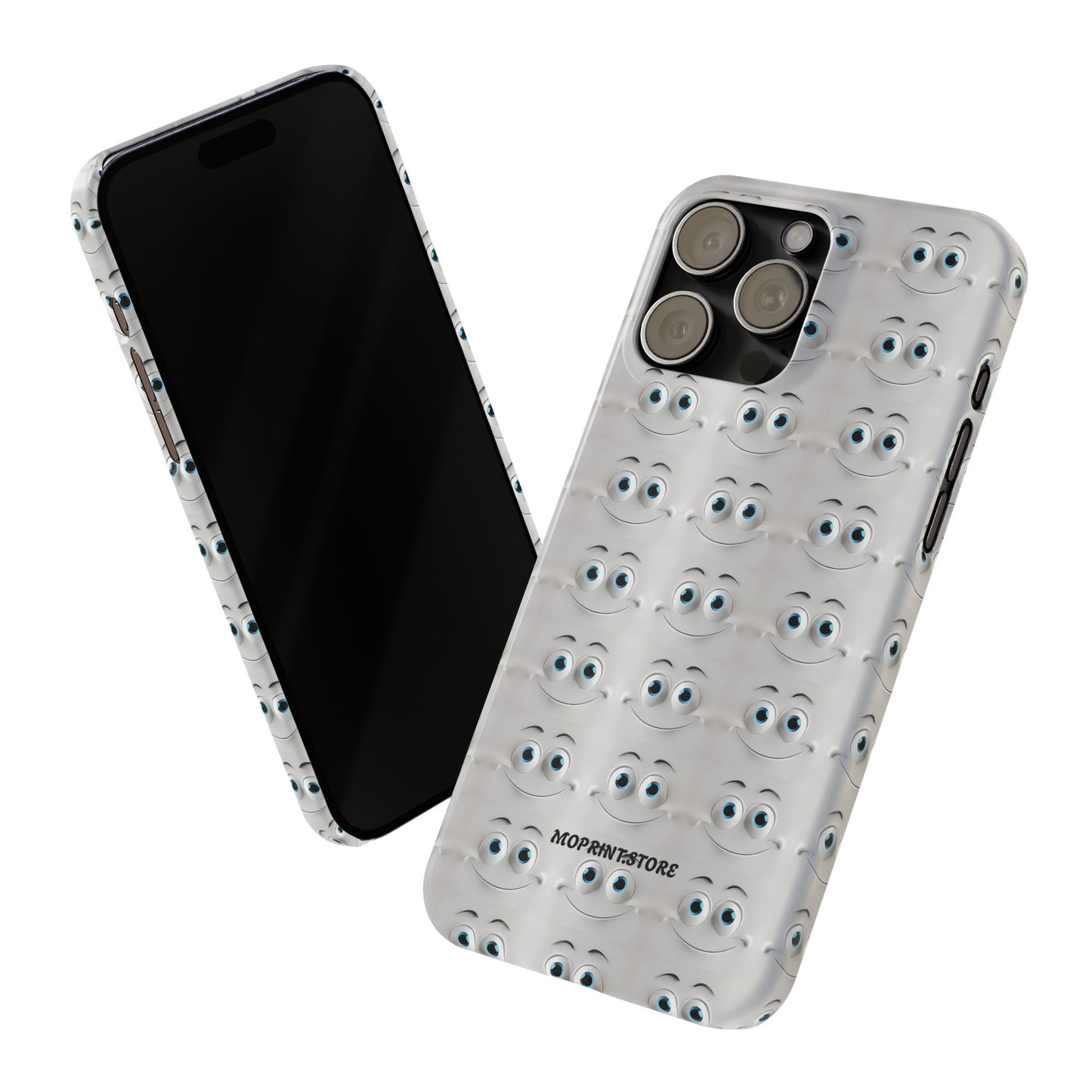 Cute Emoji Slim Phone Case - Adorable Expressions for Everyday Use