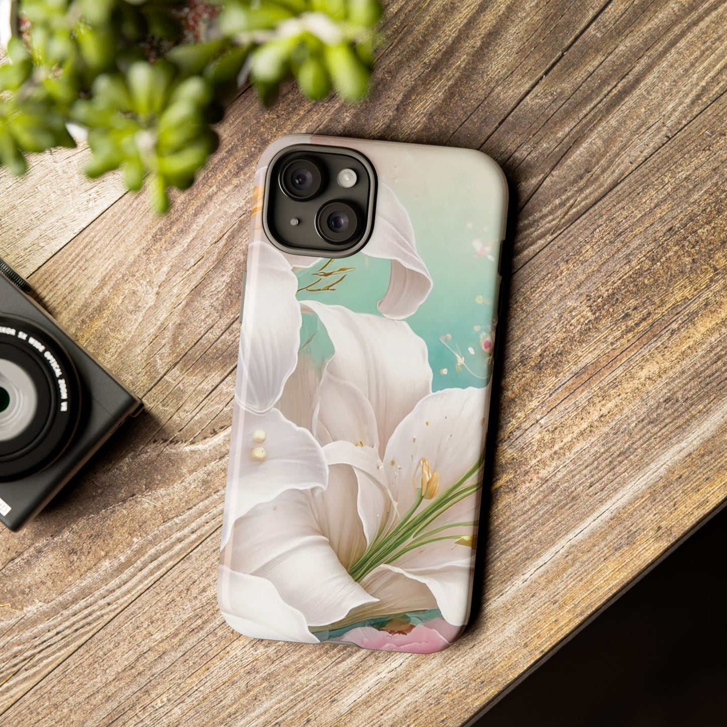 Elegant Floral Phone Case - Tough Protection with Beauty