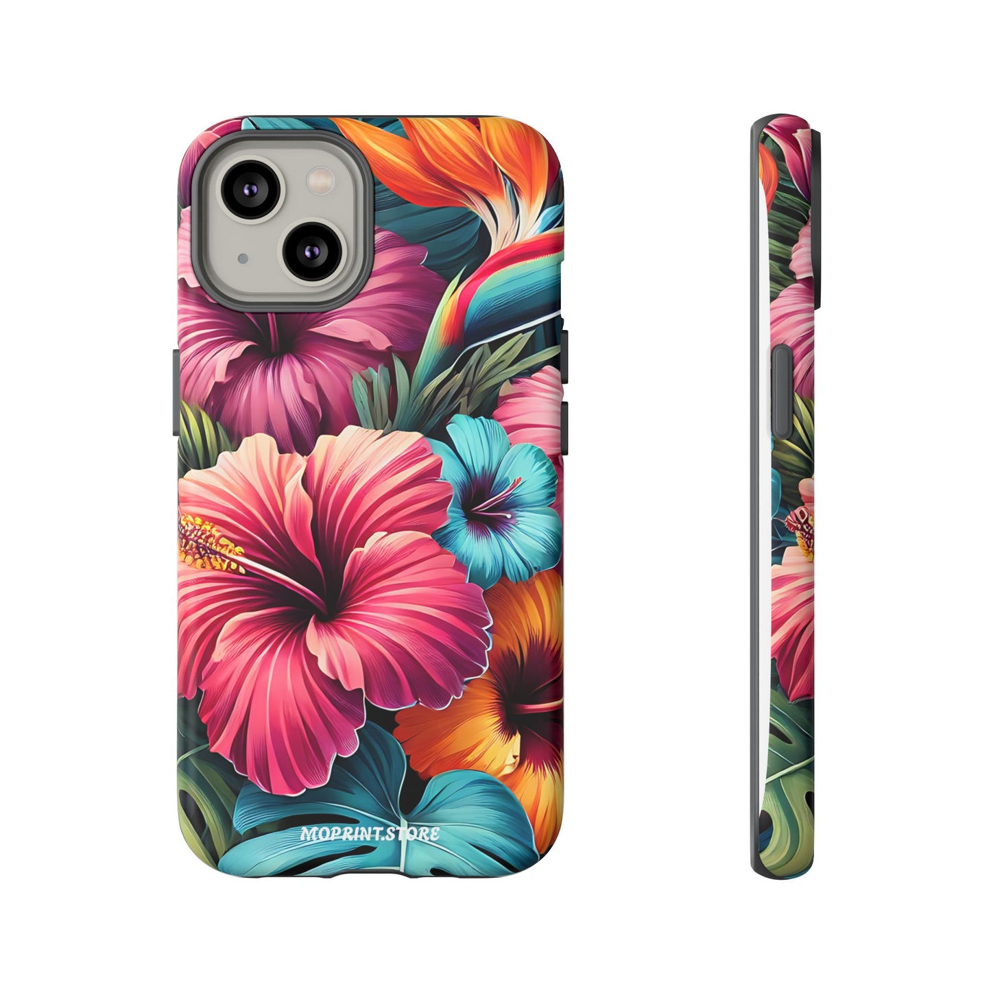 Tropical Floral Phone Case - Tough, Stylish & Colorful