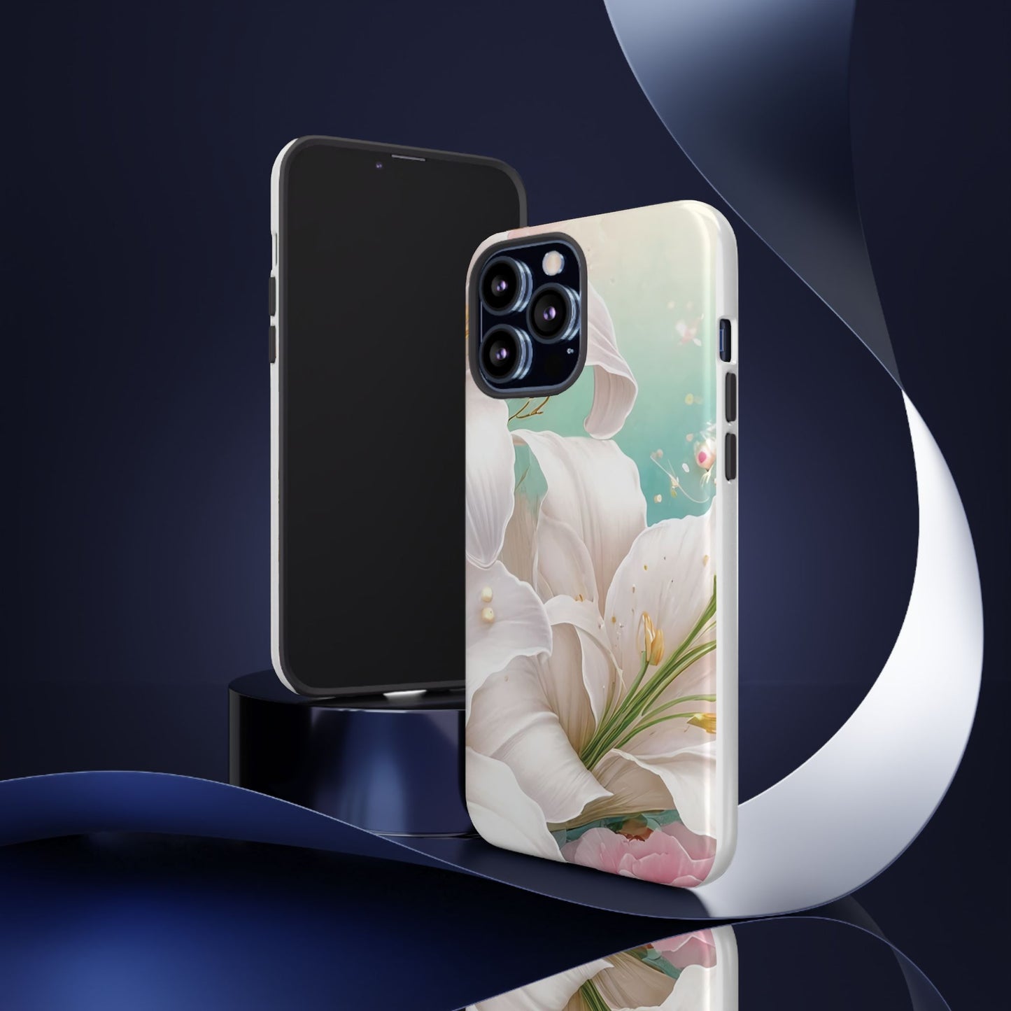 Elegant Floral Phone Case - Tough Protection with Beauty