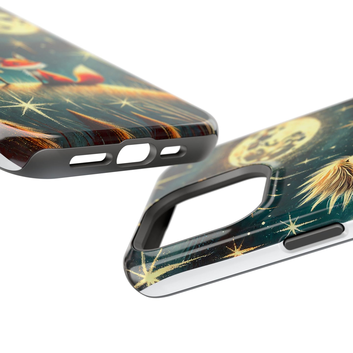 Whimsical Space Adventure Magnetic Phone Case - Kid-Friendly Design