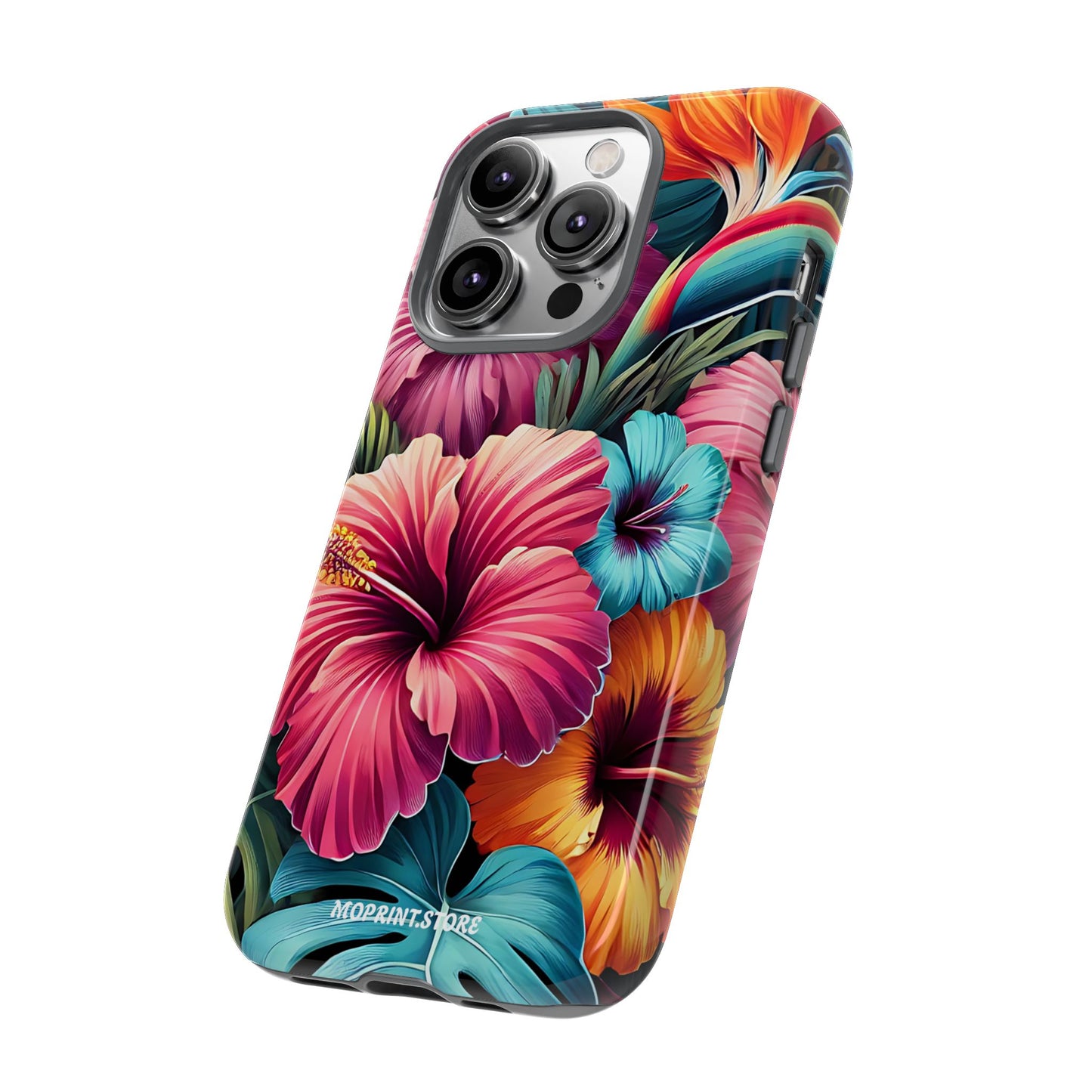 Tropical Floral Phone Case - Tough, Stylish & Colorful
