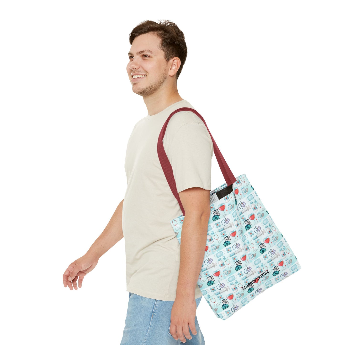 Fun Retro-Themed Tote Bag - Perfect for Everyday Use & Gifting