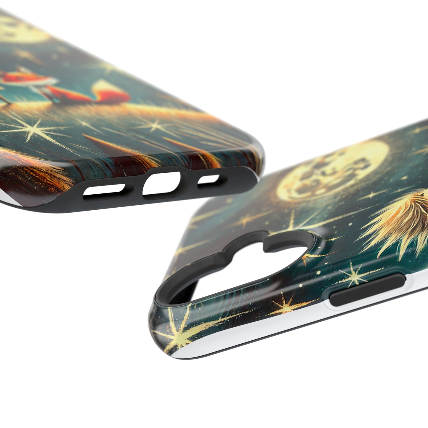 Whimsical Space Adventure Magnetic Phone Case - Kid-Friendly Design