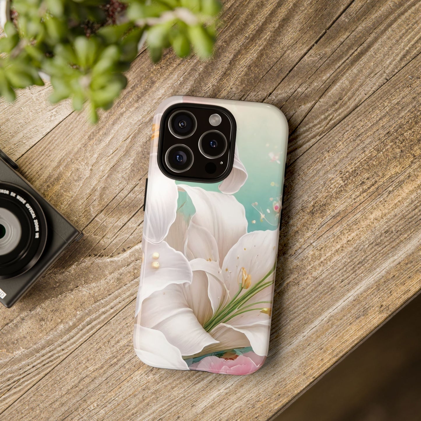 Elegant Floral Phone Case - Tough Protection with Beauty