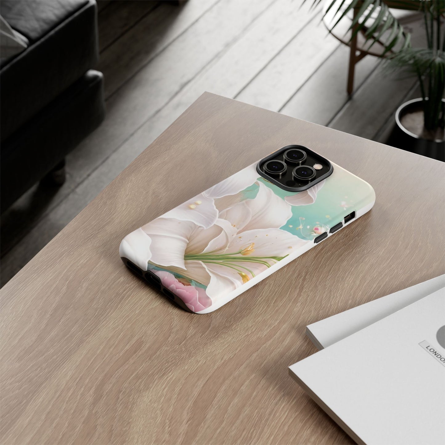 Elegant Floral Phone Case - Tough Protection with Beauty