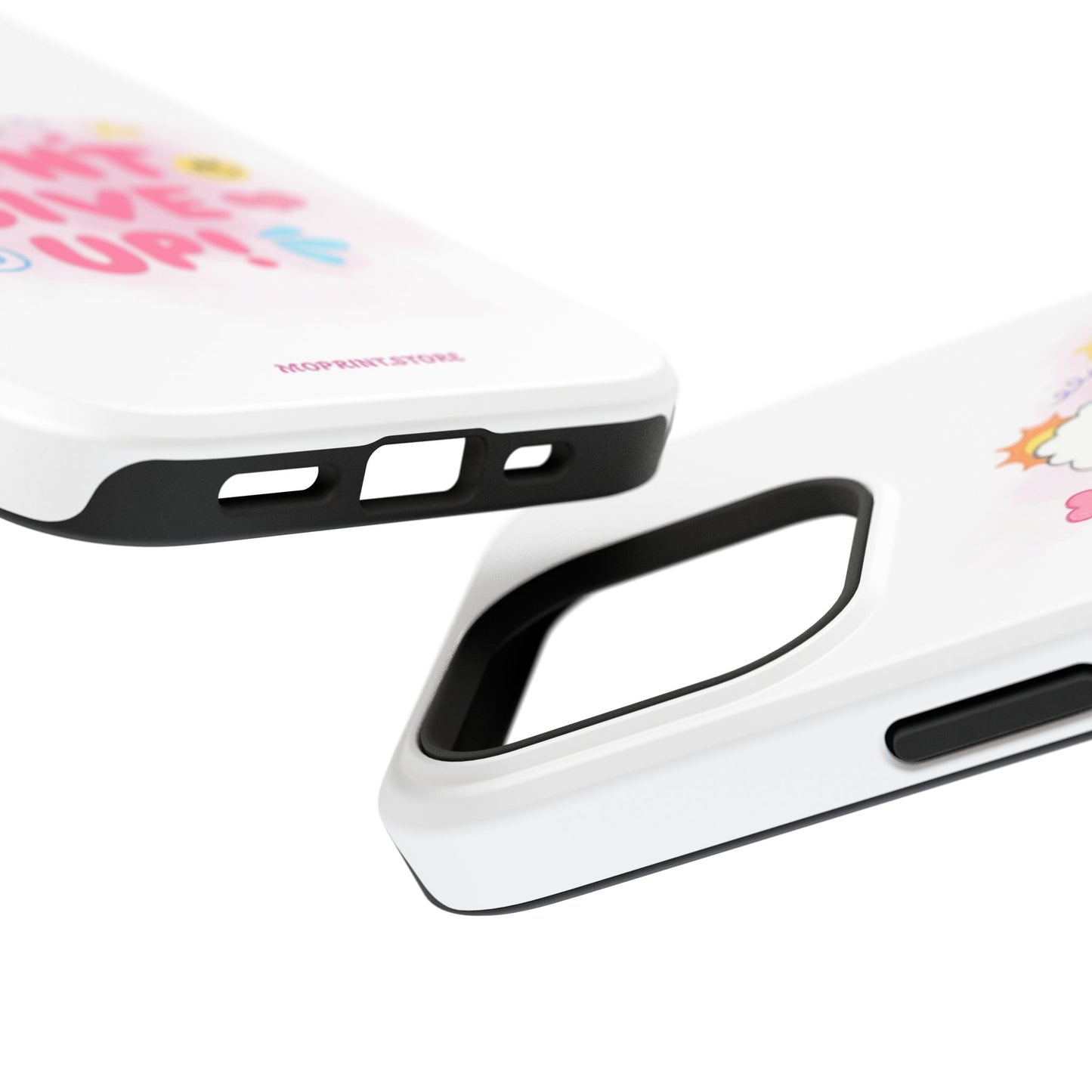 Inspirational Phone Case - "Don't Give Up!" Impact-Resistant Design