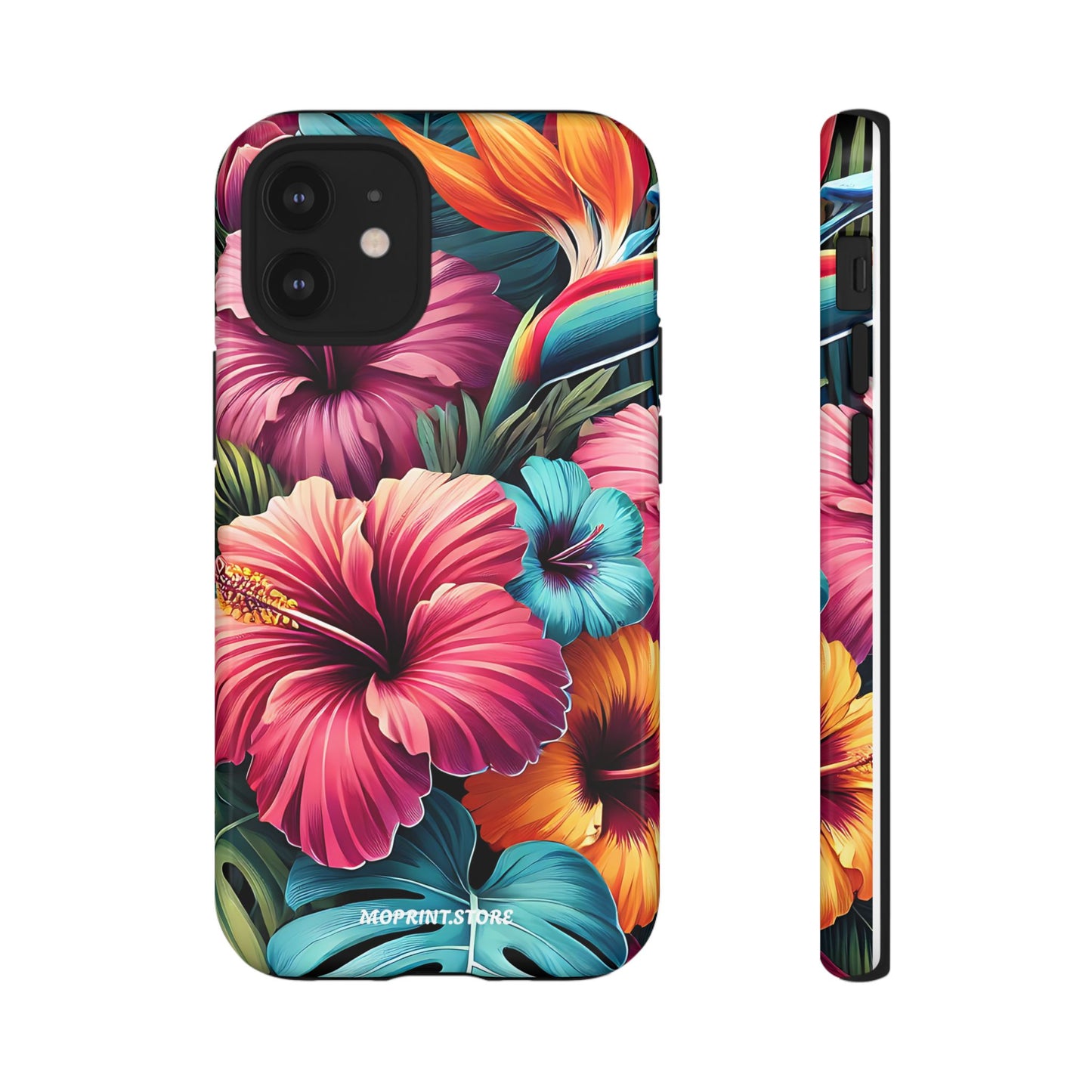 Tropical Floral Phone Case - Tough, Stylish & Colorful