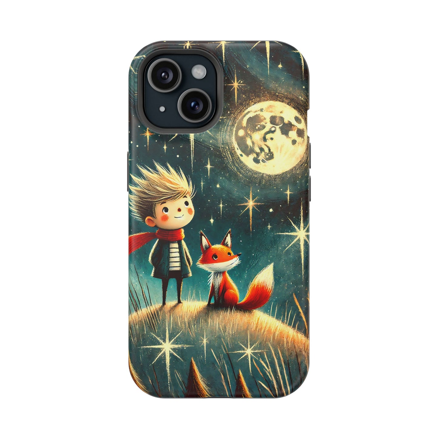 Whimsical Space Adventure Magnetic Phone Case - Kid-Friendly Design