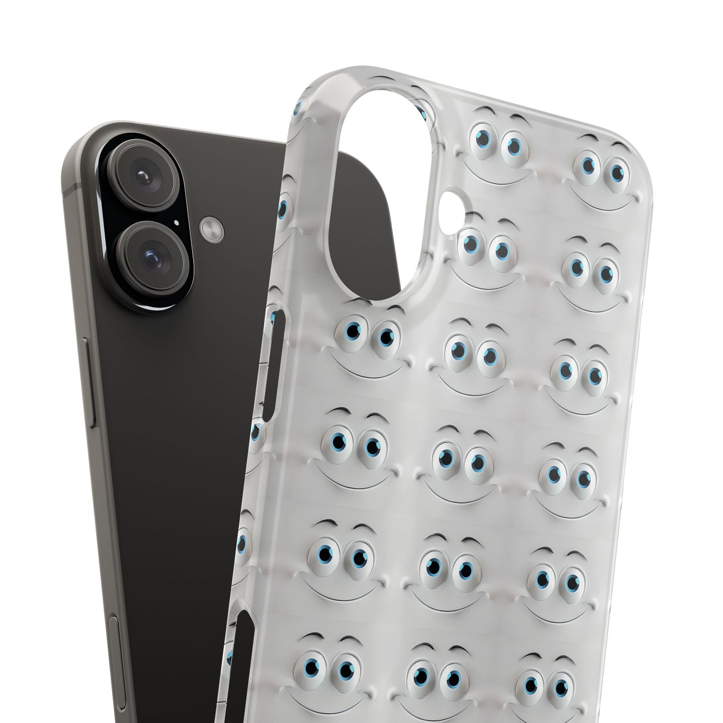 Cute Emoji Slim Phone Case - Adorable Expressions for Everyday Use