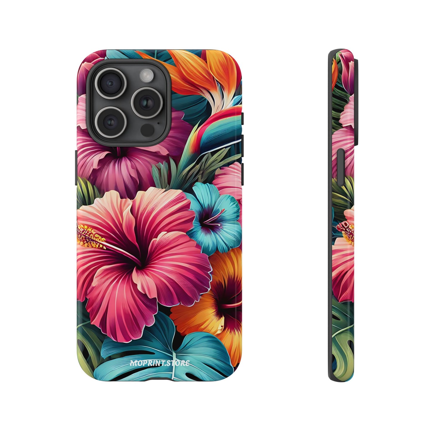 Tropical Floral Phone Case - Tough, Stylish & Colorful