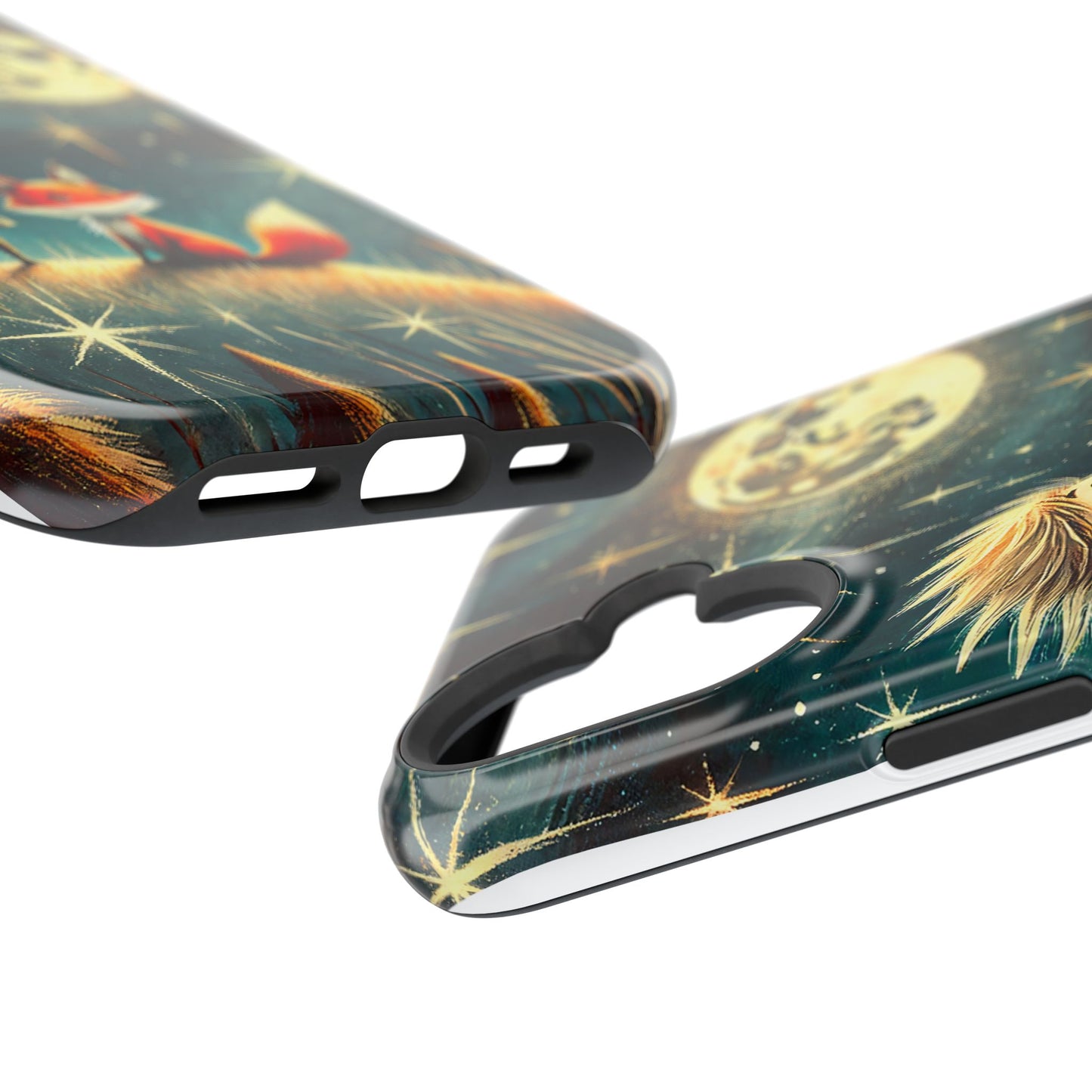 Whimsical Space Adventure Magnetic Phone Case - Kid-Friendly Design