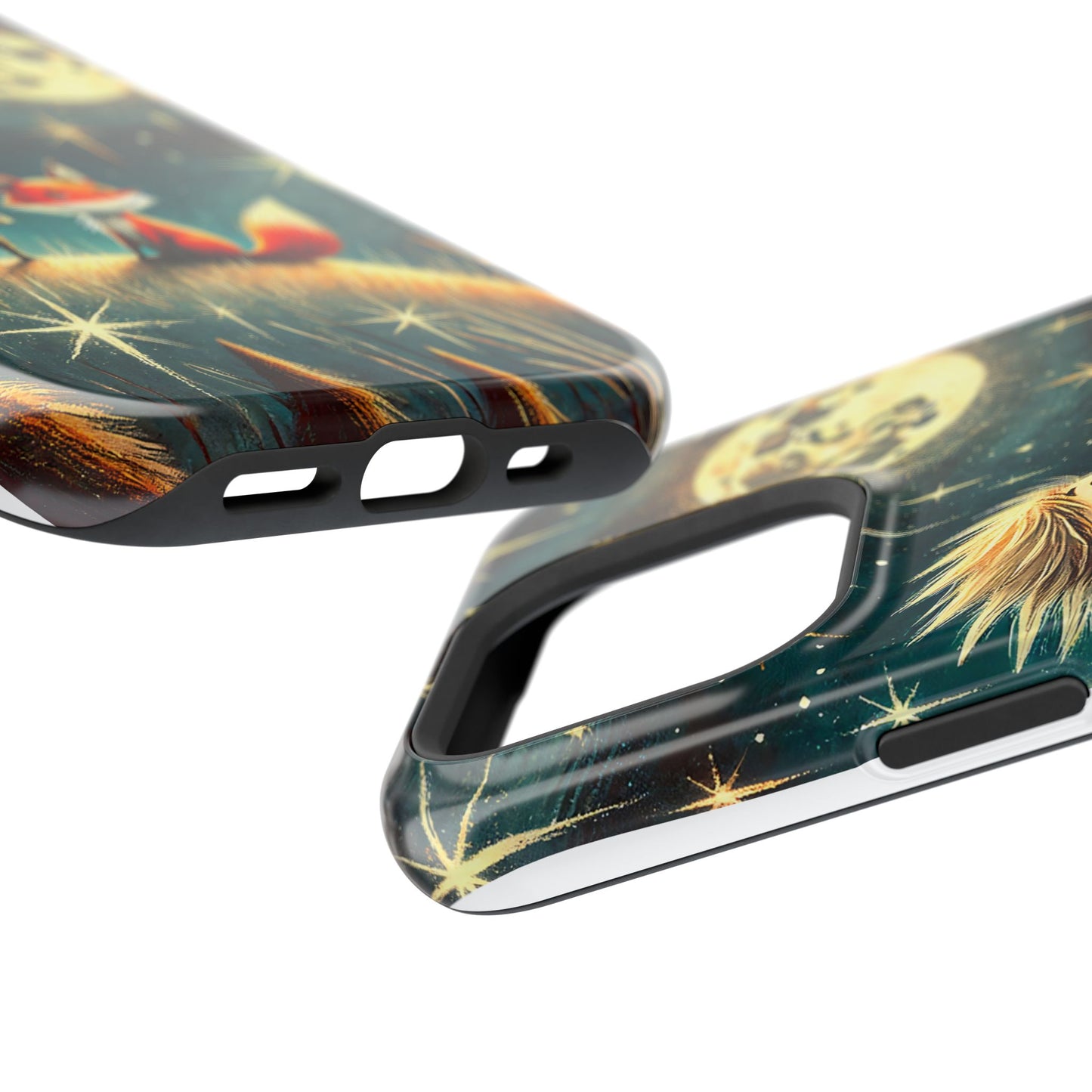 Whimsical Space Adventure Magnetic Phone Case - Kid-Friendly Design