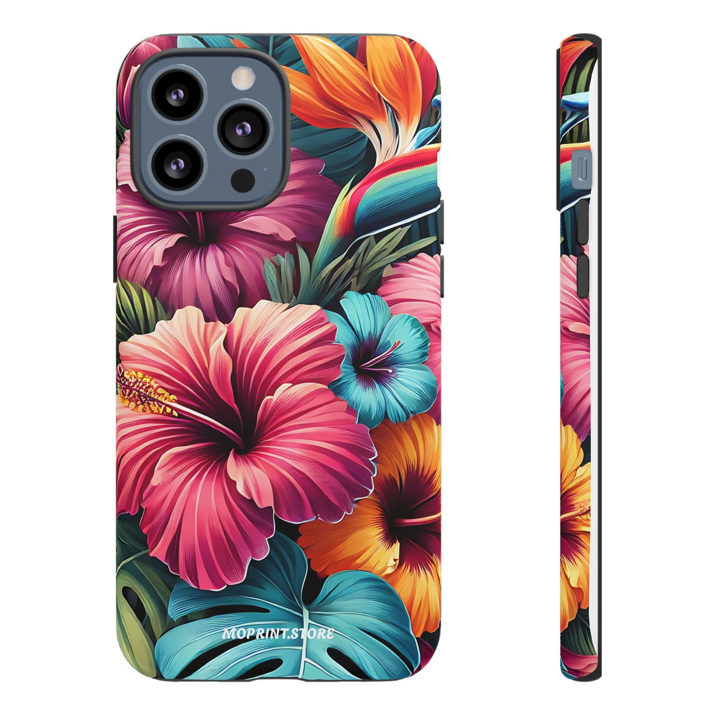 Tropical Floral Phone Case - Tough, Stylish & Colorful