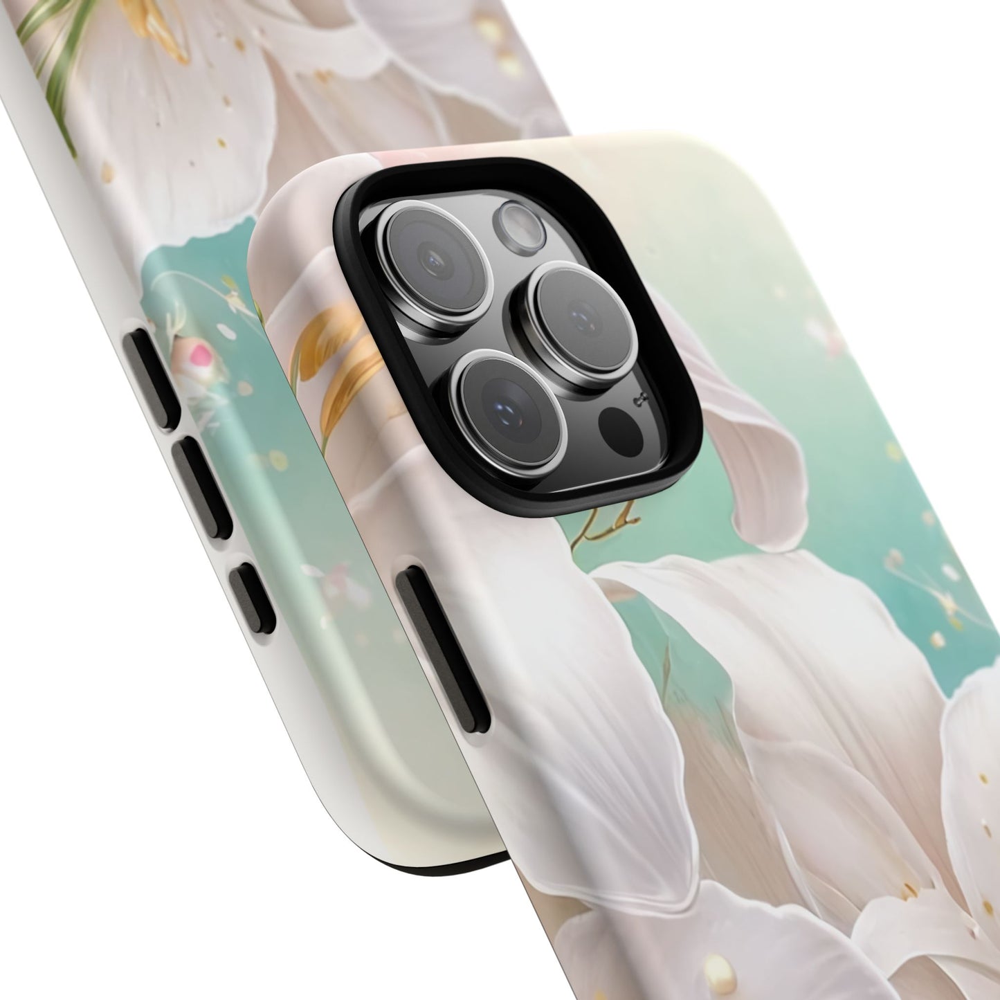 Elegant Floral Phone Case - Tough Protection with Beauty