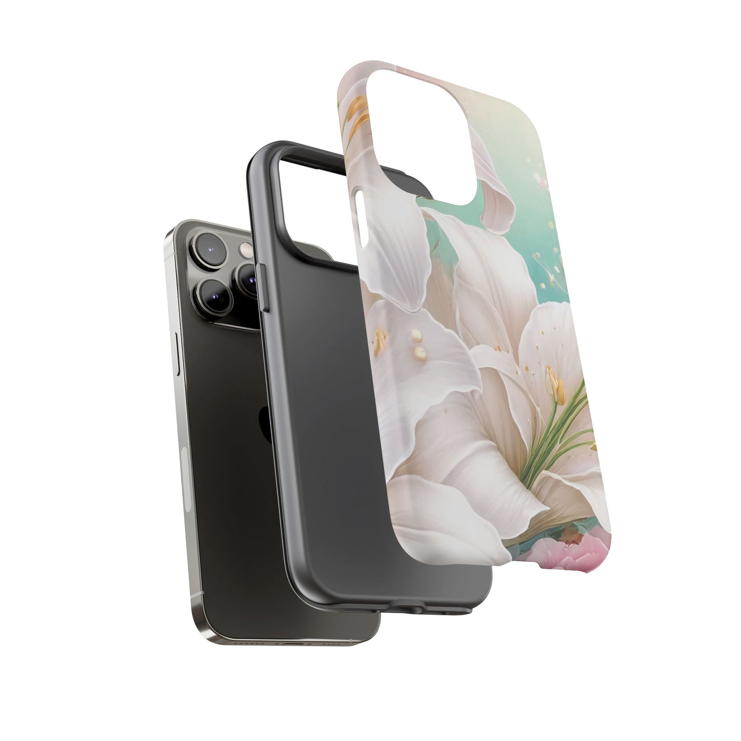 Elegant Floral Phone Case - Tough Protection with Beauty