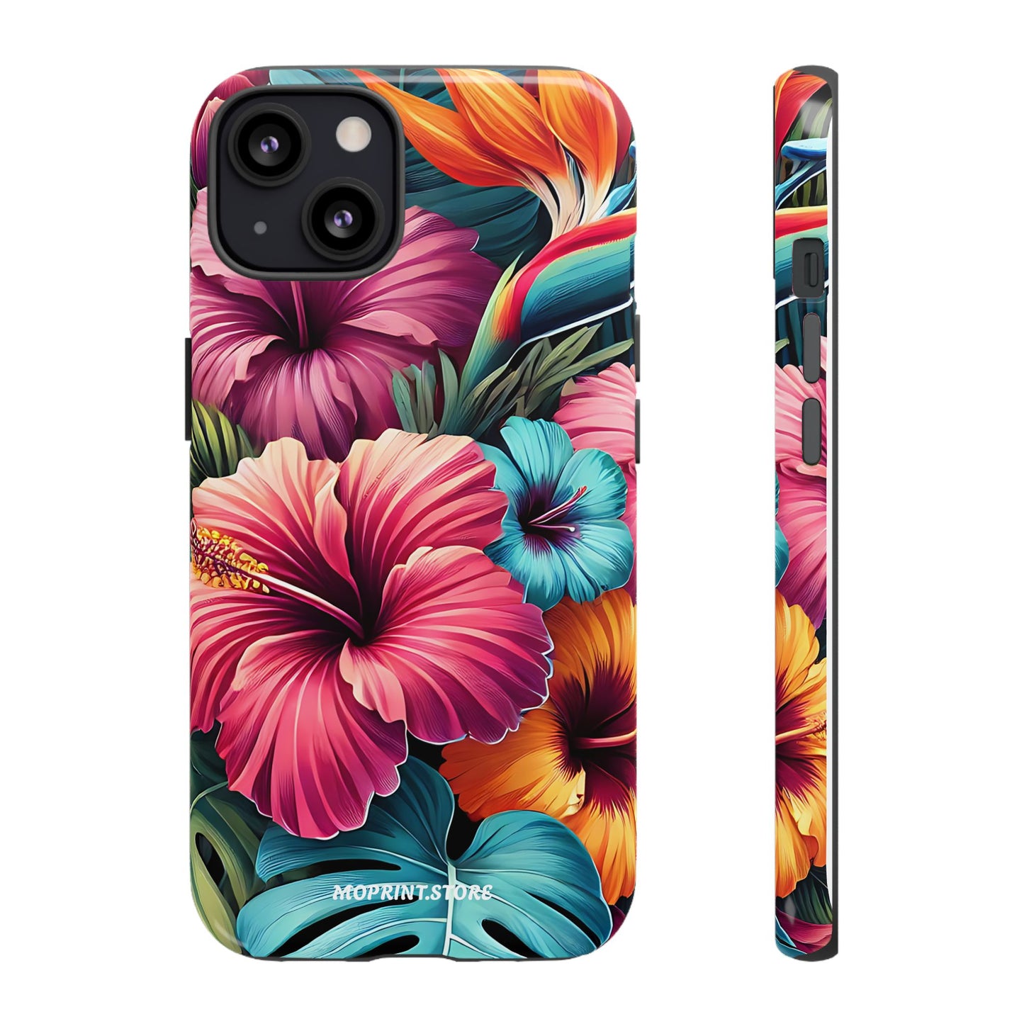 Tropical Floral Phone Case - Tough, Stylish & Colorful