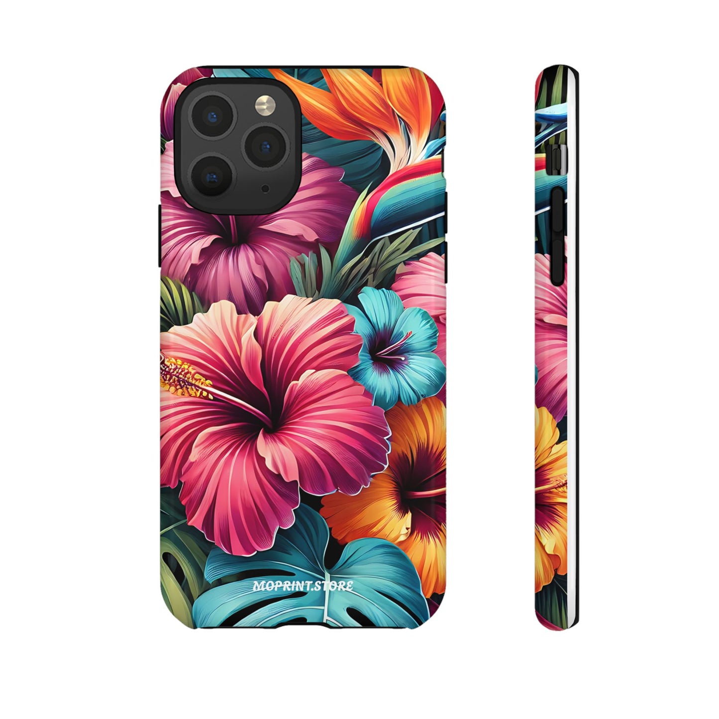 Tropical Floral Phone Case - Tough, Stylish & Colorful