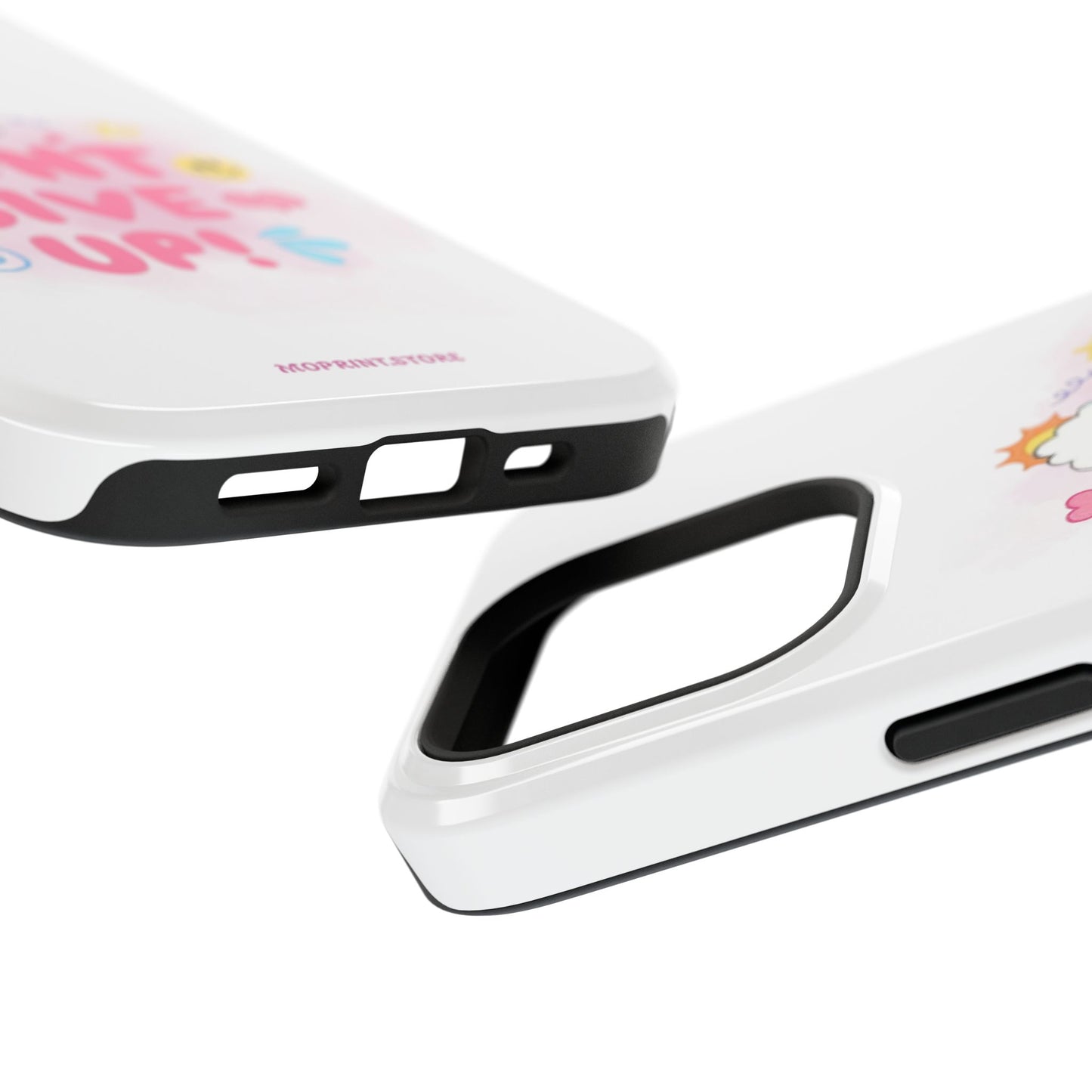 Inspirational Phone Case - "Don't Give Up!" Impact-Resistant Design
