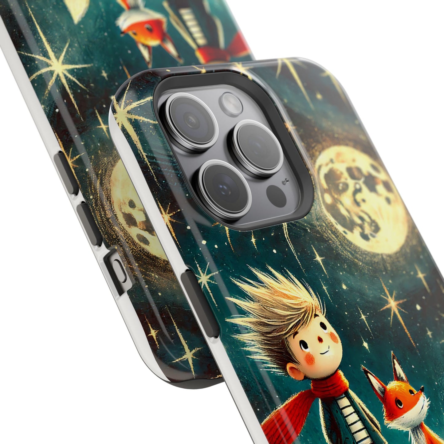 Whimsical Space Adventure Magnetic Phone Case - Kid-Friendly Design