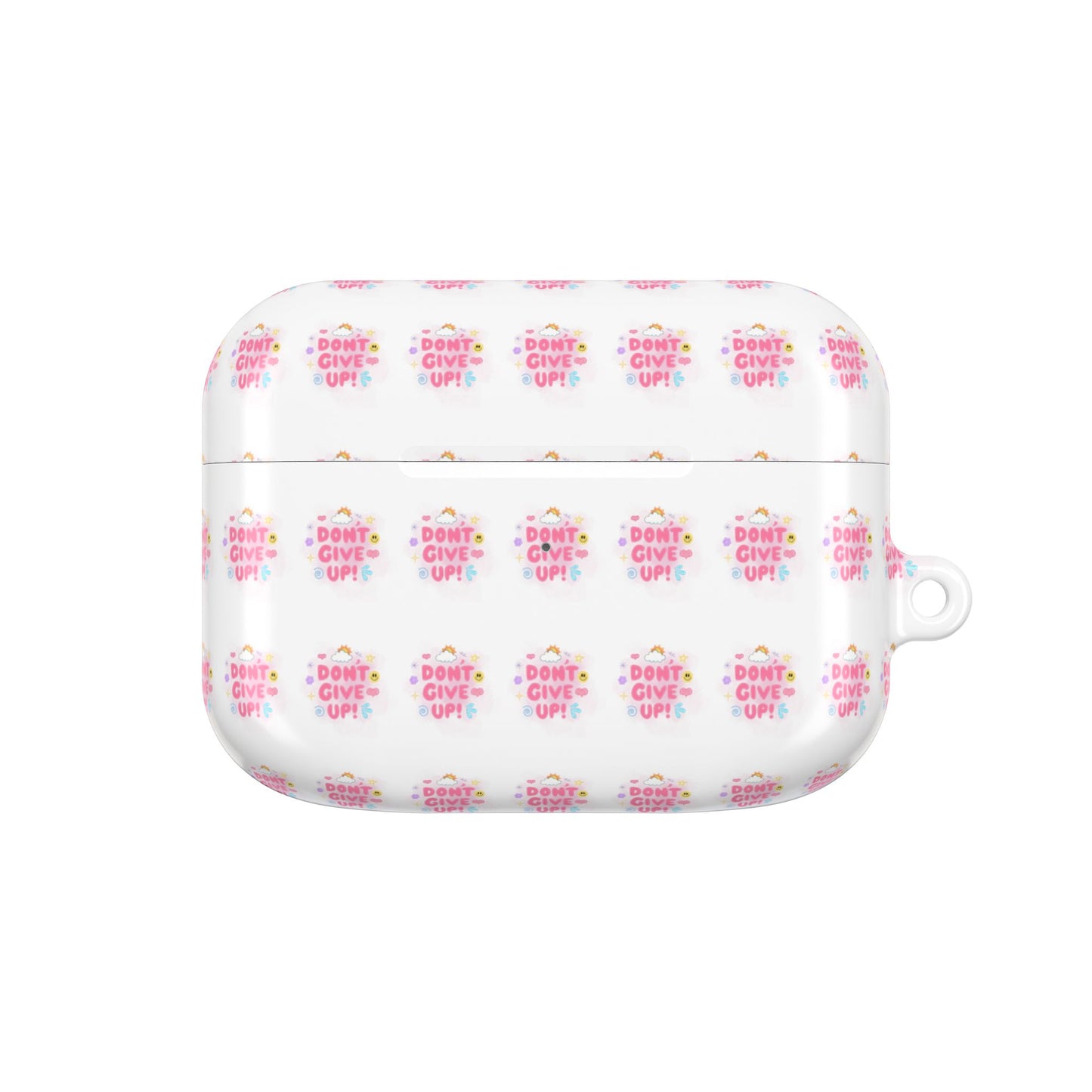 Inspirational AirPod Case - Don't Give Up Design - Cute & Motivational Accessory