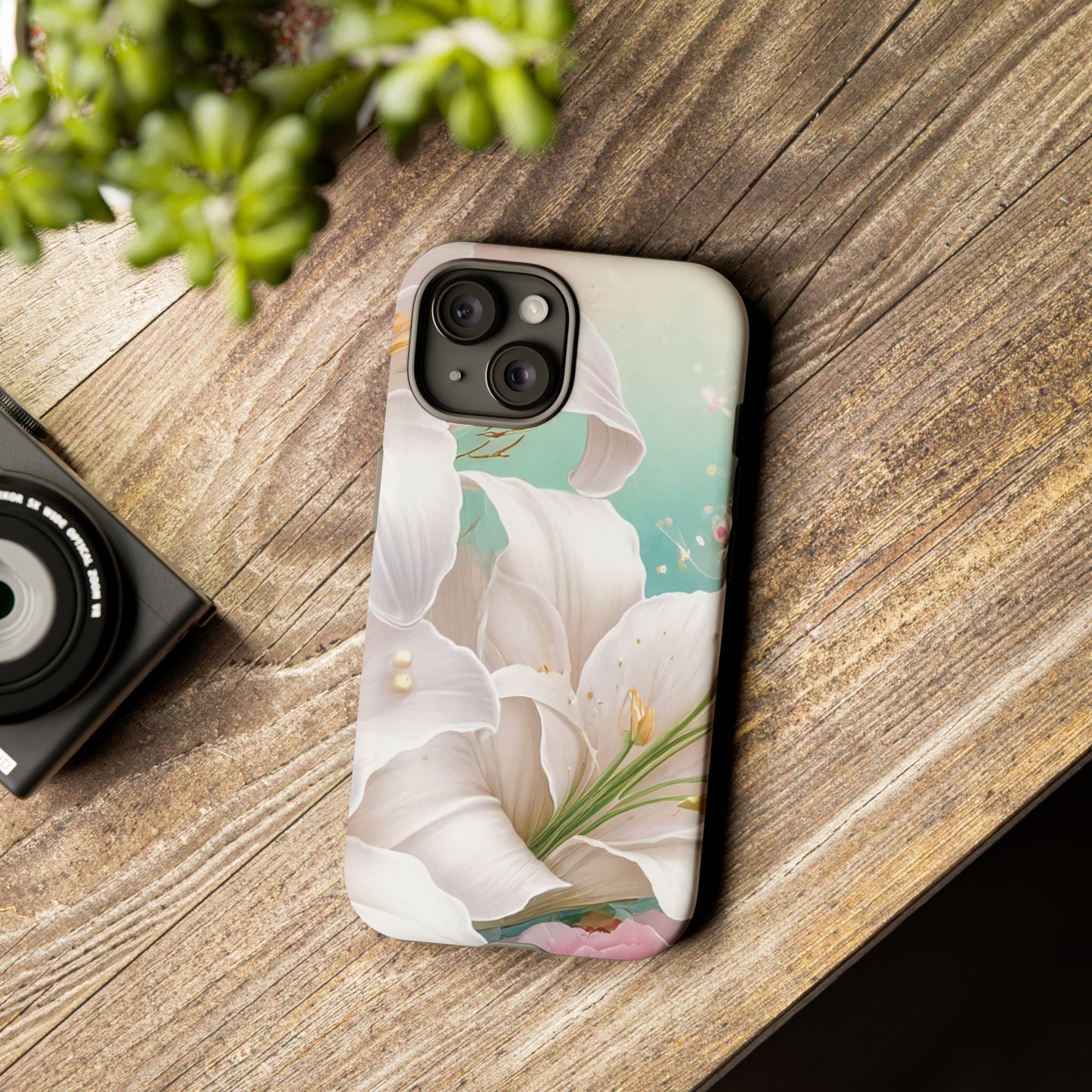 Elegant Floral Phone Case - Tough Protection with Beauty