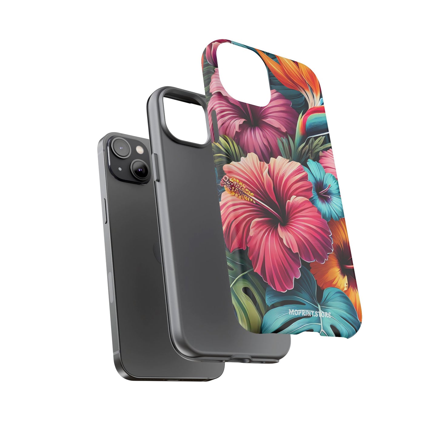 Tropical Floral Phone Case - Tough, Stylish & Colorful