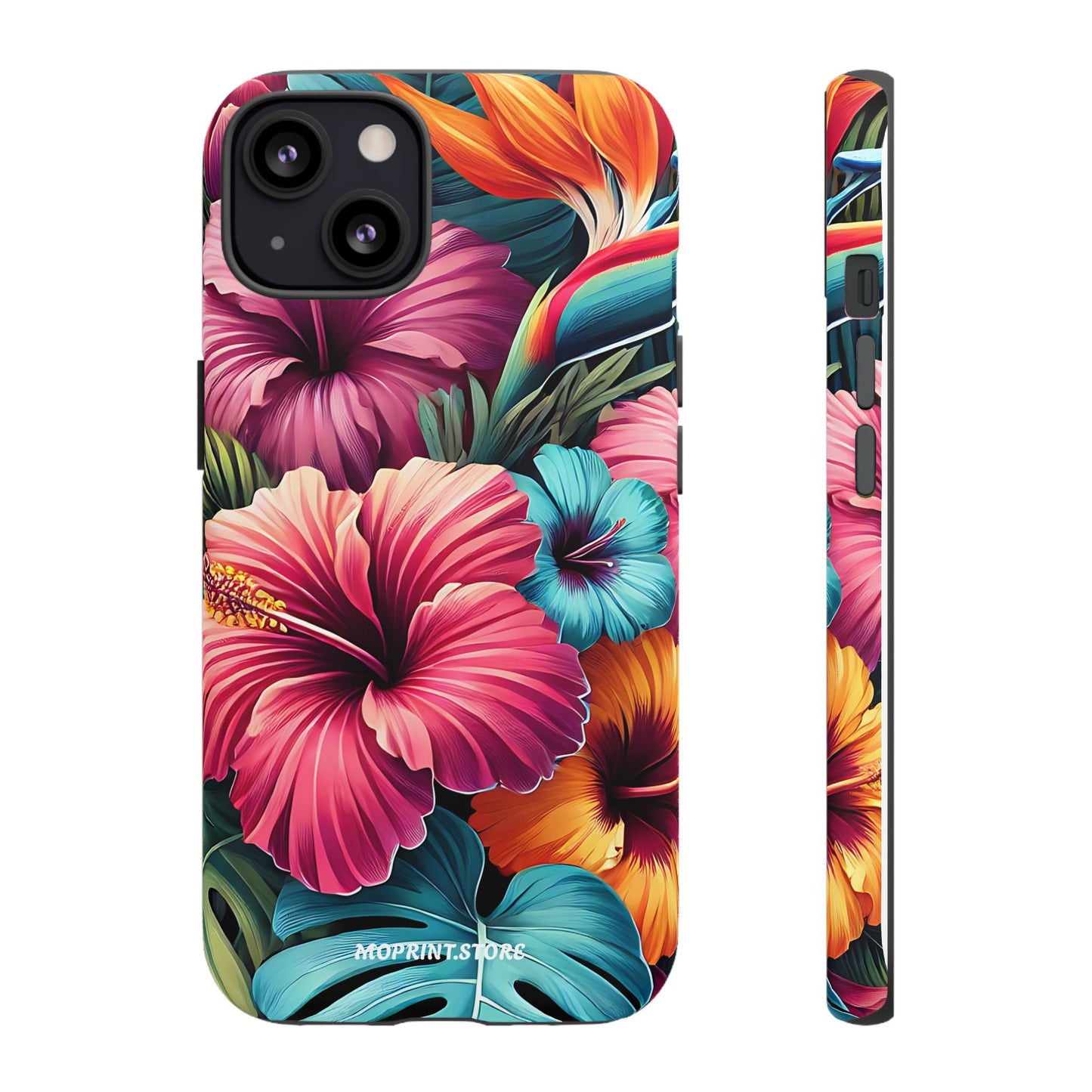 Tropical Floral Phone Case - Tough, Stylish & Colorful