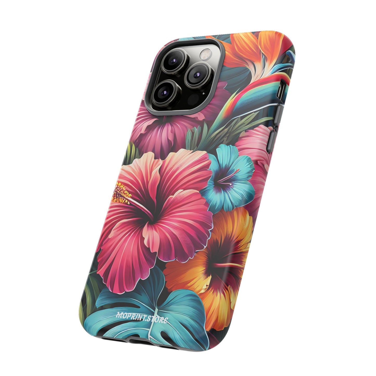 Tropical Floral Phone Case - Tough, Stylish & Colorful