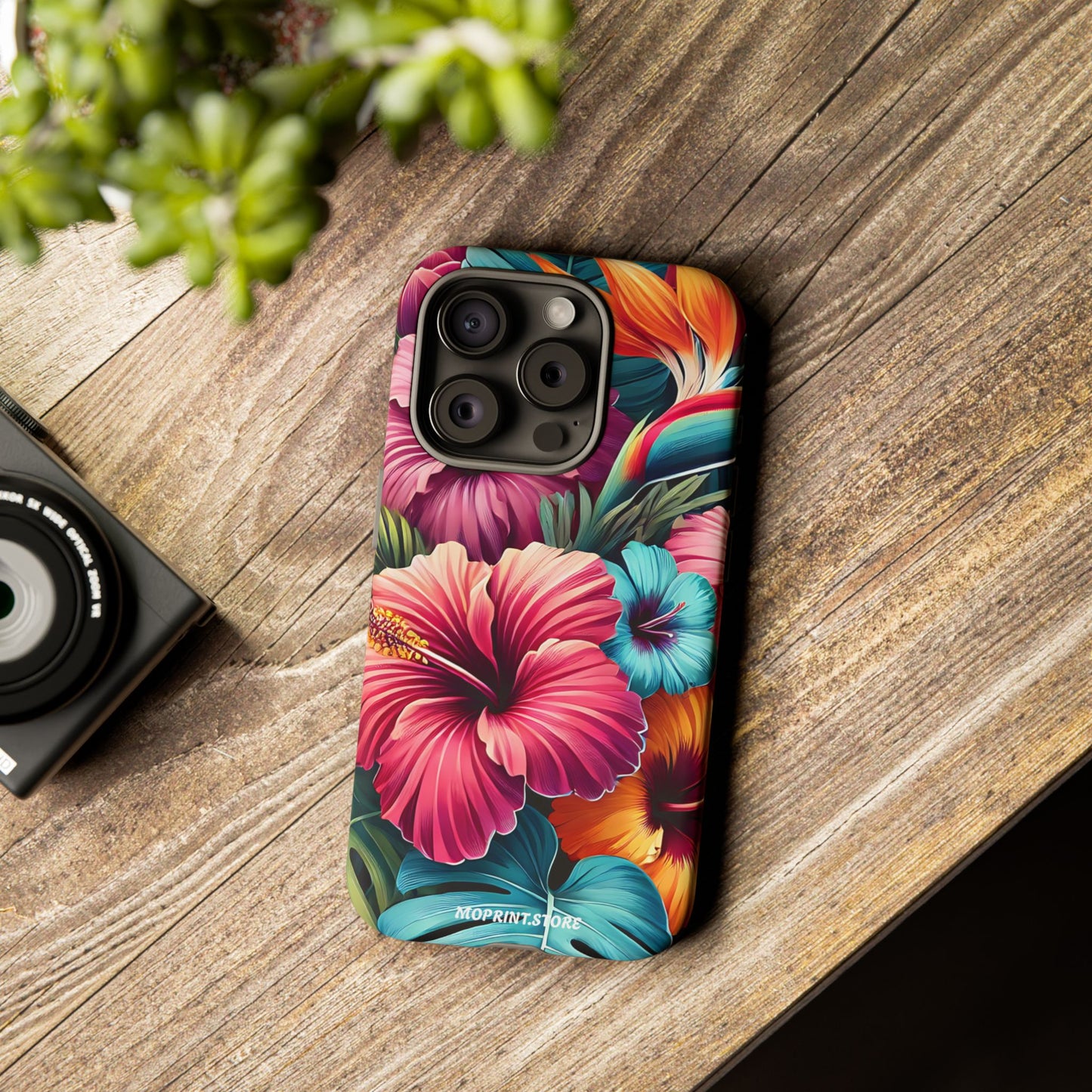 Tropical Floral Phone Case - Tough, Stylish & Colorful