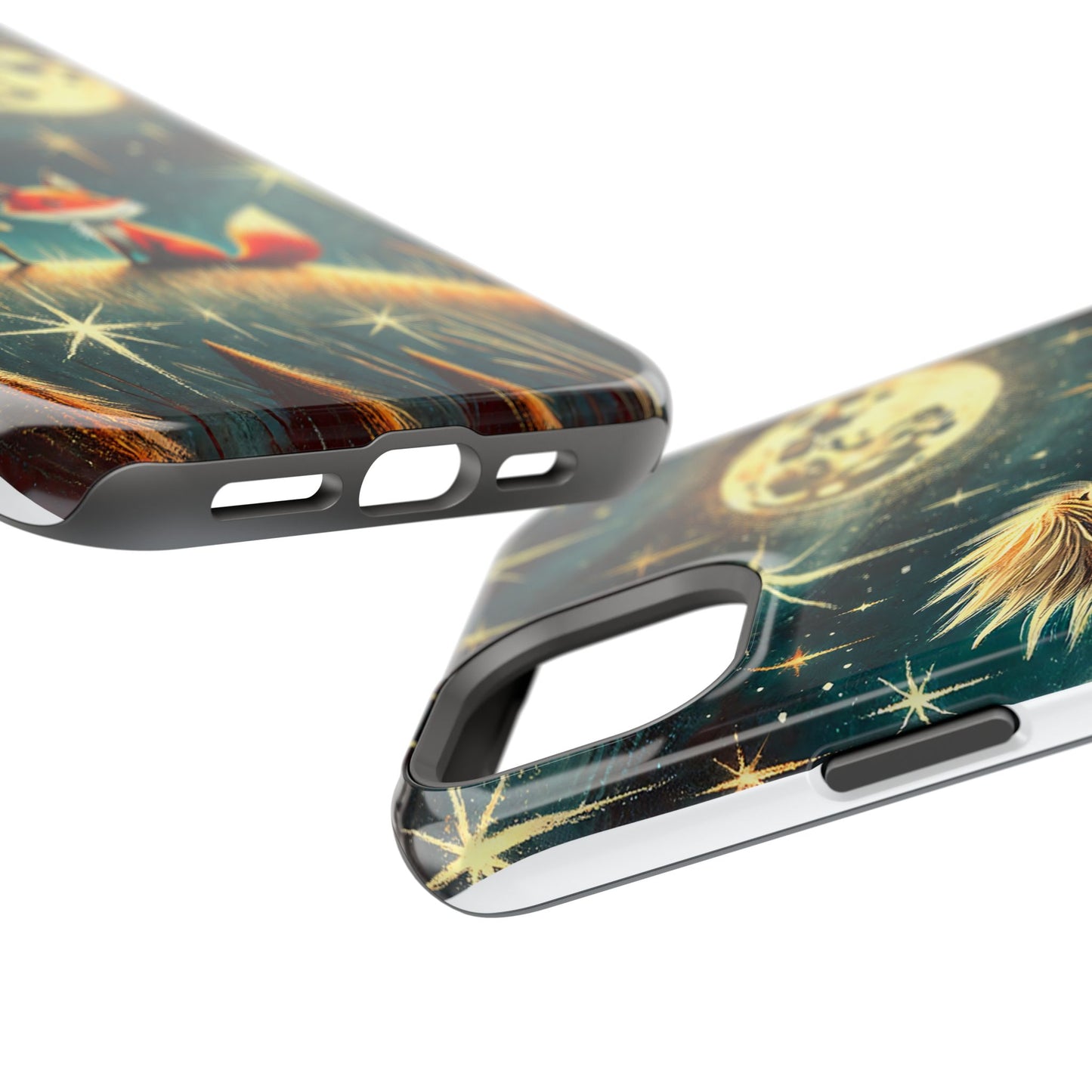Whimsical Space Adventure Magnetic Phone Case - Kid-Friendly Design